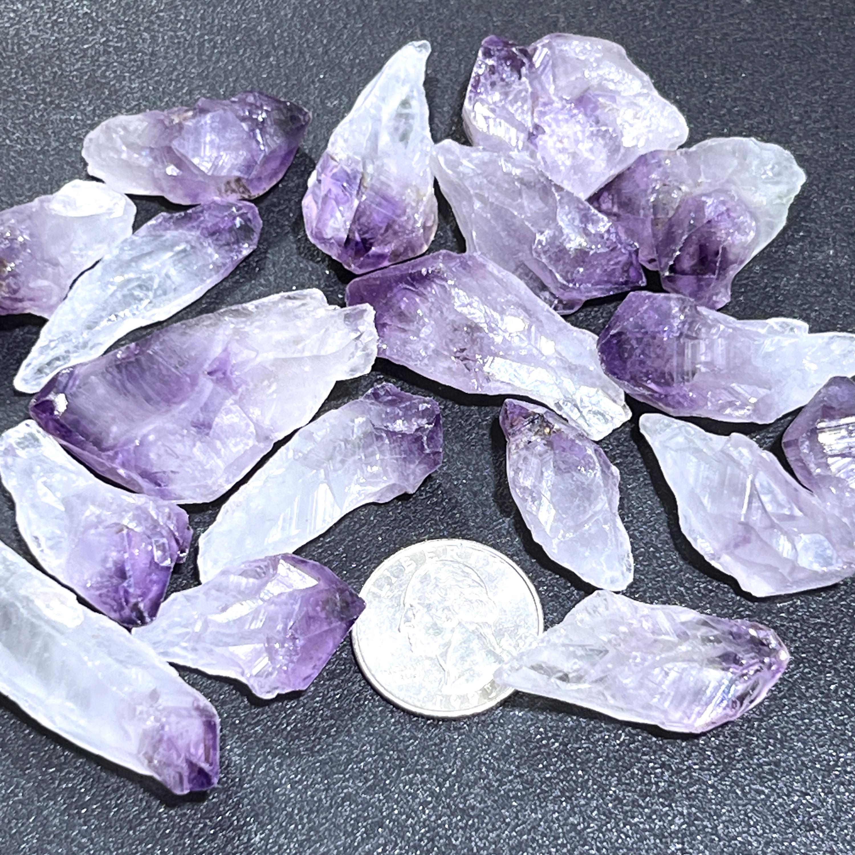 Amethyst Crystal Points Rough Raw (By The Piece or Pound) Wholesale Amazing Crystals