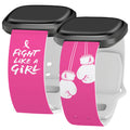 Breast Cancer Awareness HD Fitbit Versa 3 & Sense 1 Watch Band Affinity Bands
