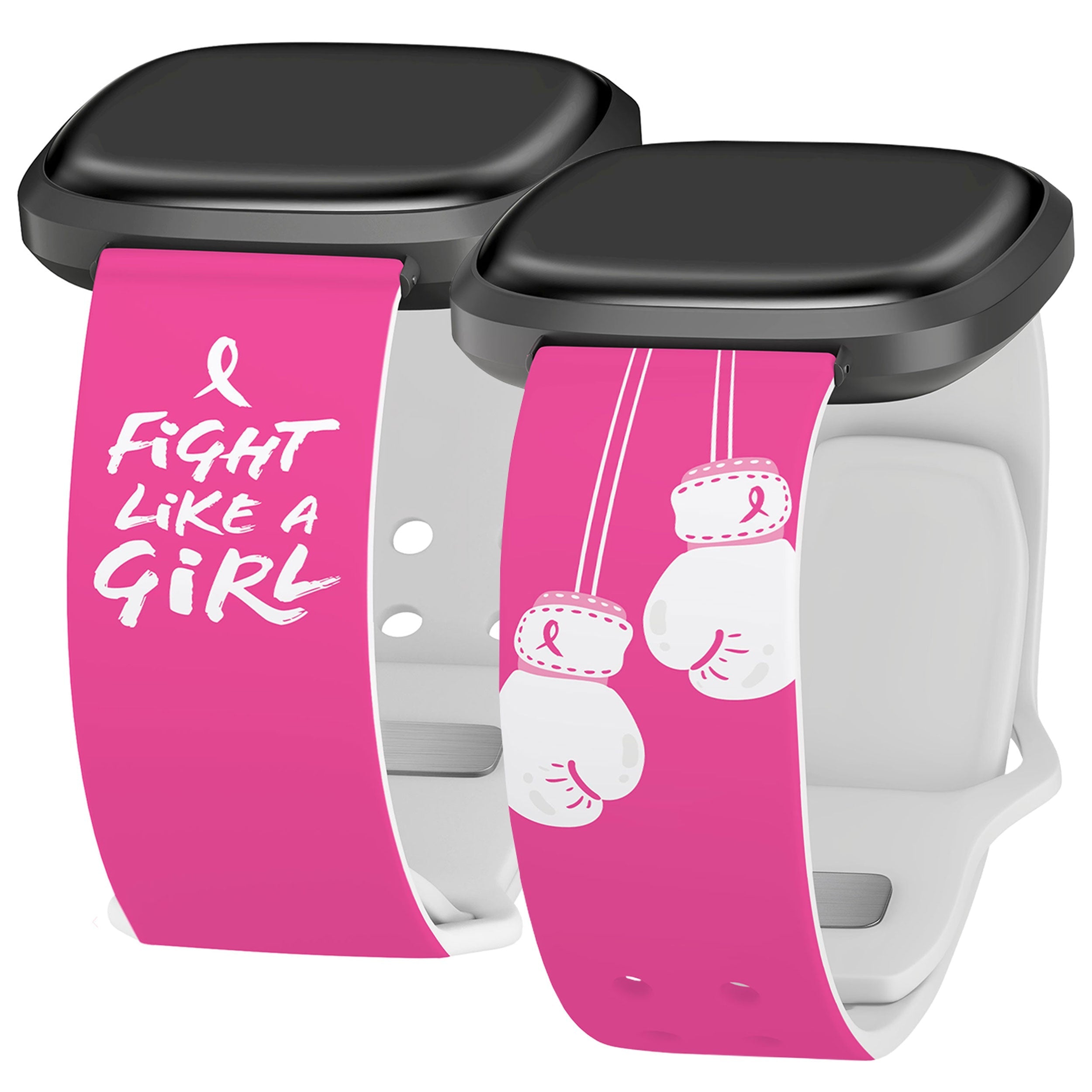 Breast Cancer Awareness HD Fitbit Versa 3 & Sense 1 Watch Band Affinity Bands