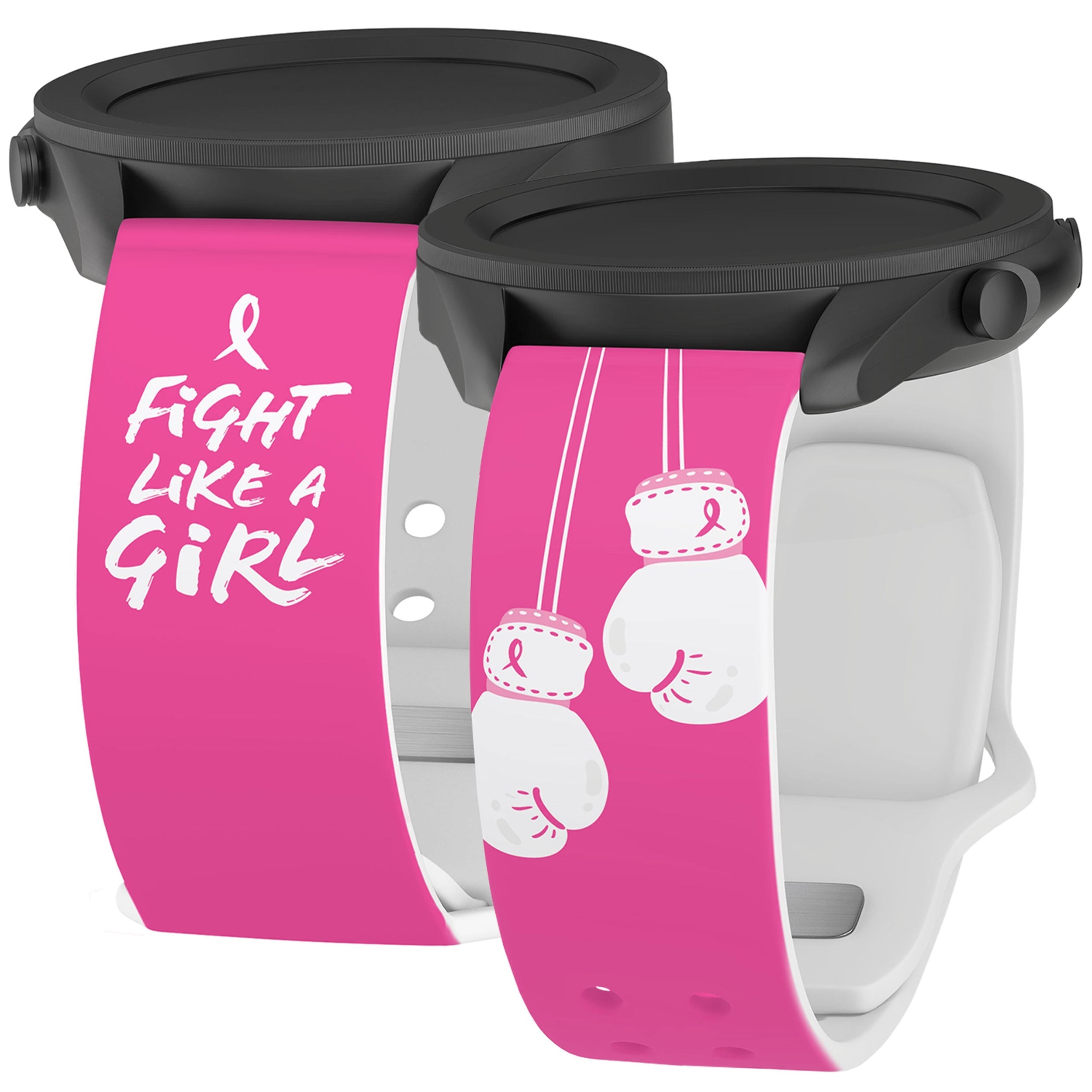 Breast Cancer Awareness HD  Watchband for Samsung, Garmin, Fossil, and More Affinity Bands