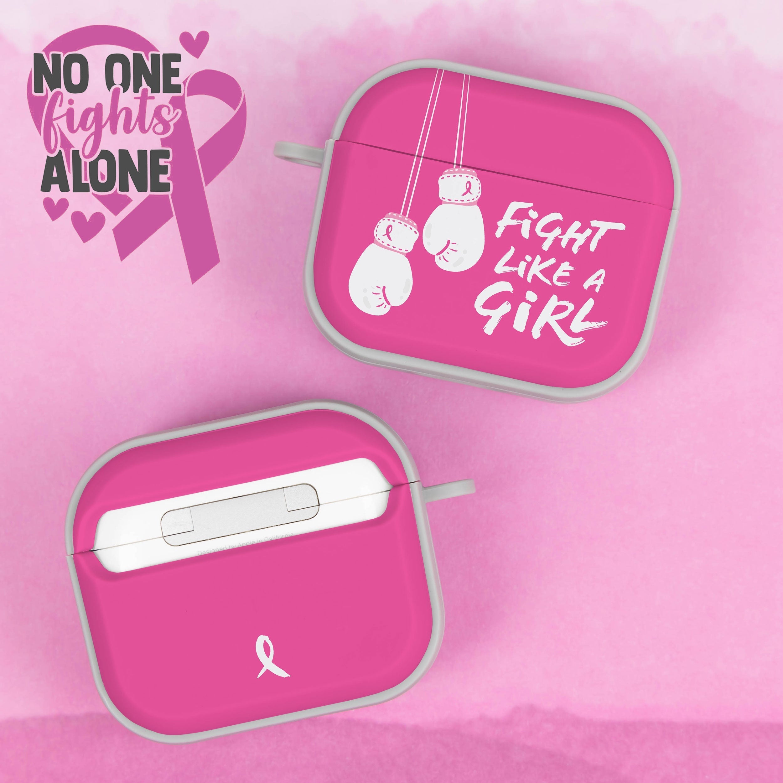 Breast Cancer Awareness HDX Apple AirPods Gen 3 Case Cover Affinity Bands