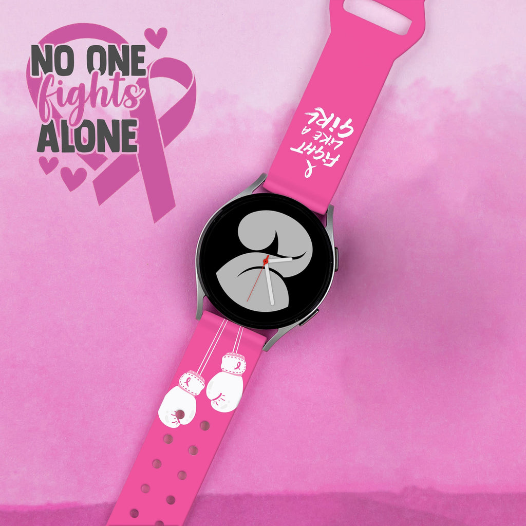 Breast Cancer Awareness HD  Watchband for Samsung, Garmin, Fossil, and More Affinity Bands