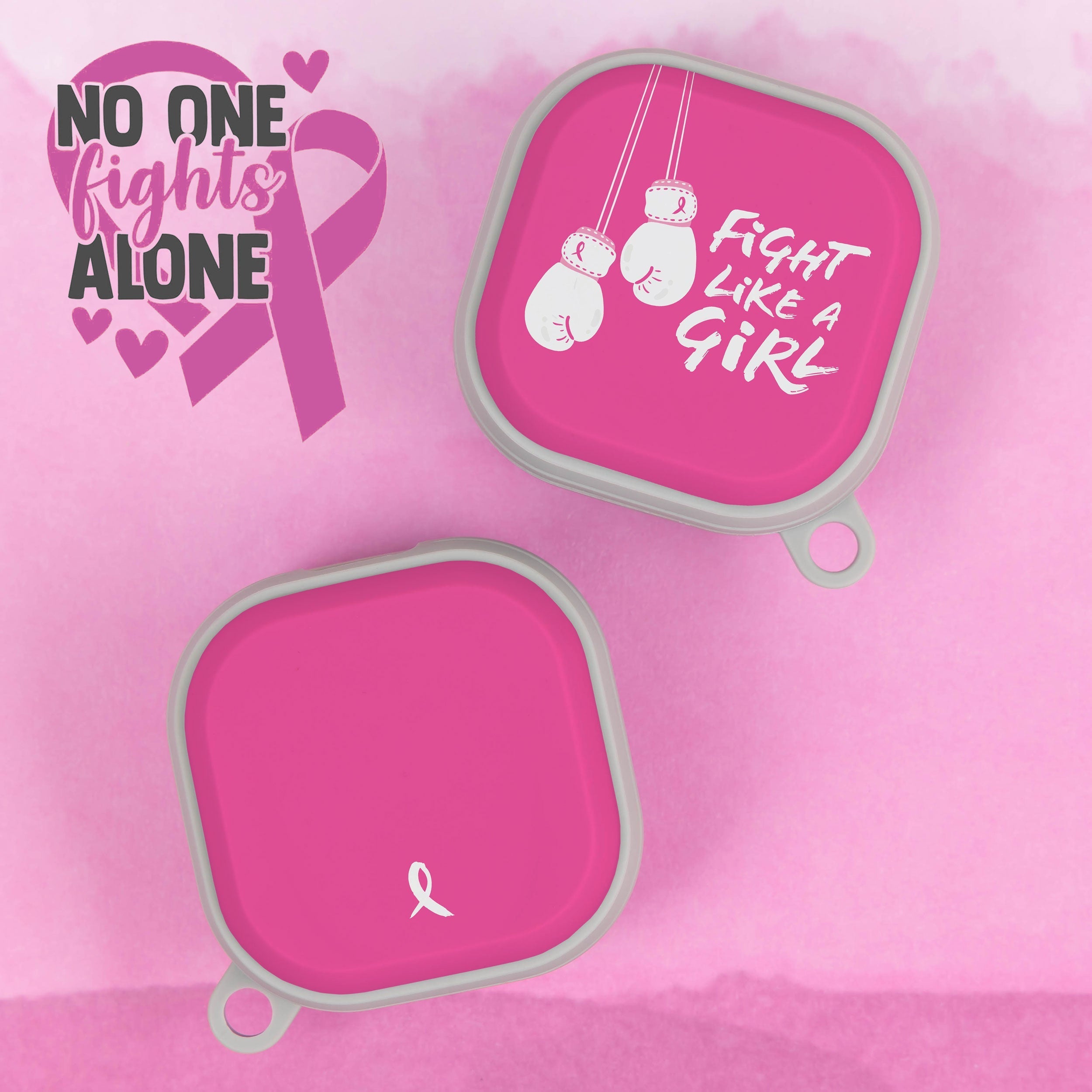 Breast Cancer Awareness HDX Samsung Galaxy Buds Pro & Buds Live Case Cover Affinity Bands