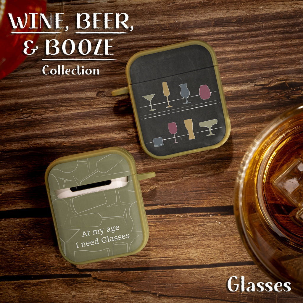Wine, Beer, & Booze HDX Apple AirPods Gen 1 & 2 Case Cover Affinity Bands