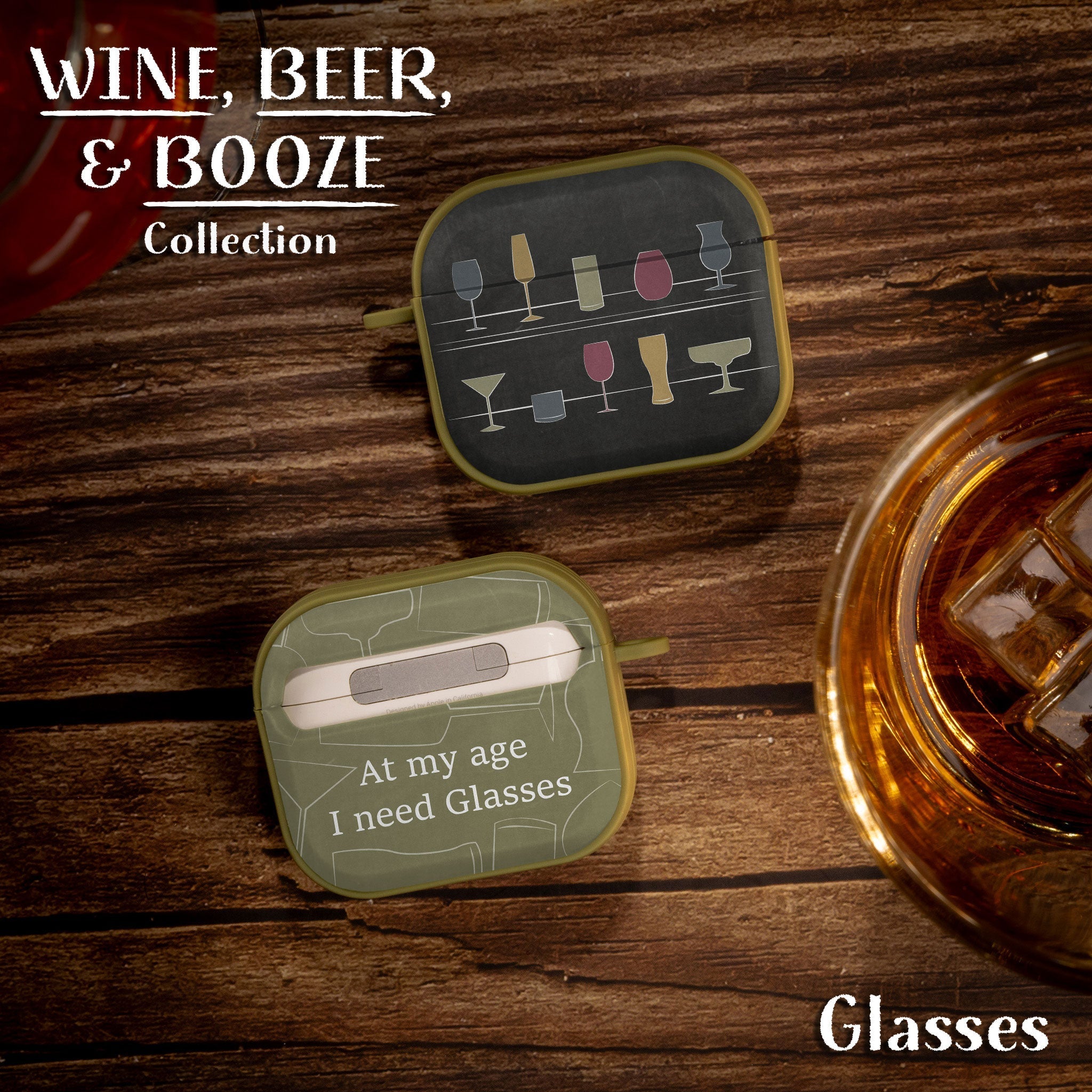 Wine, Beer, & Booze HDX Apple AirPods Gen 3 Case Cover Affinity Bands