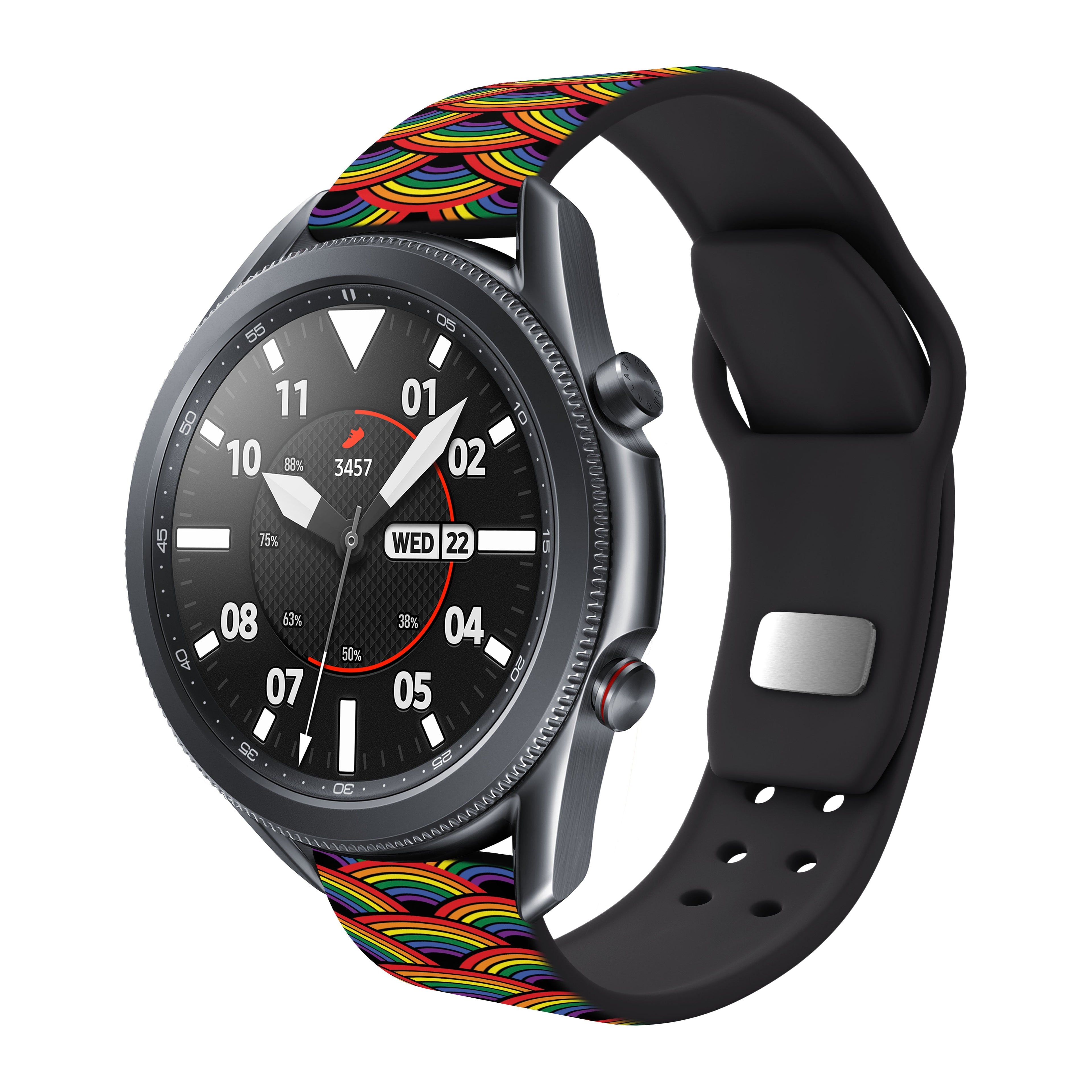 Pride HD  Watchband for Samsung, Garmin, Fossil, and More for Samsung, Garmin, Fossil, and More Affinity Bands