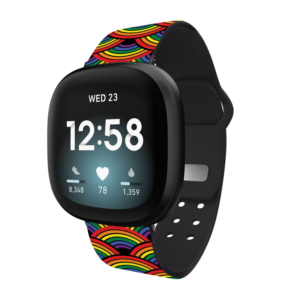 Pride HD Fitbit Versa 3 and Sense Watch Band Affinity Bands