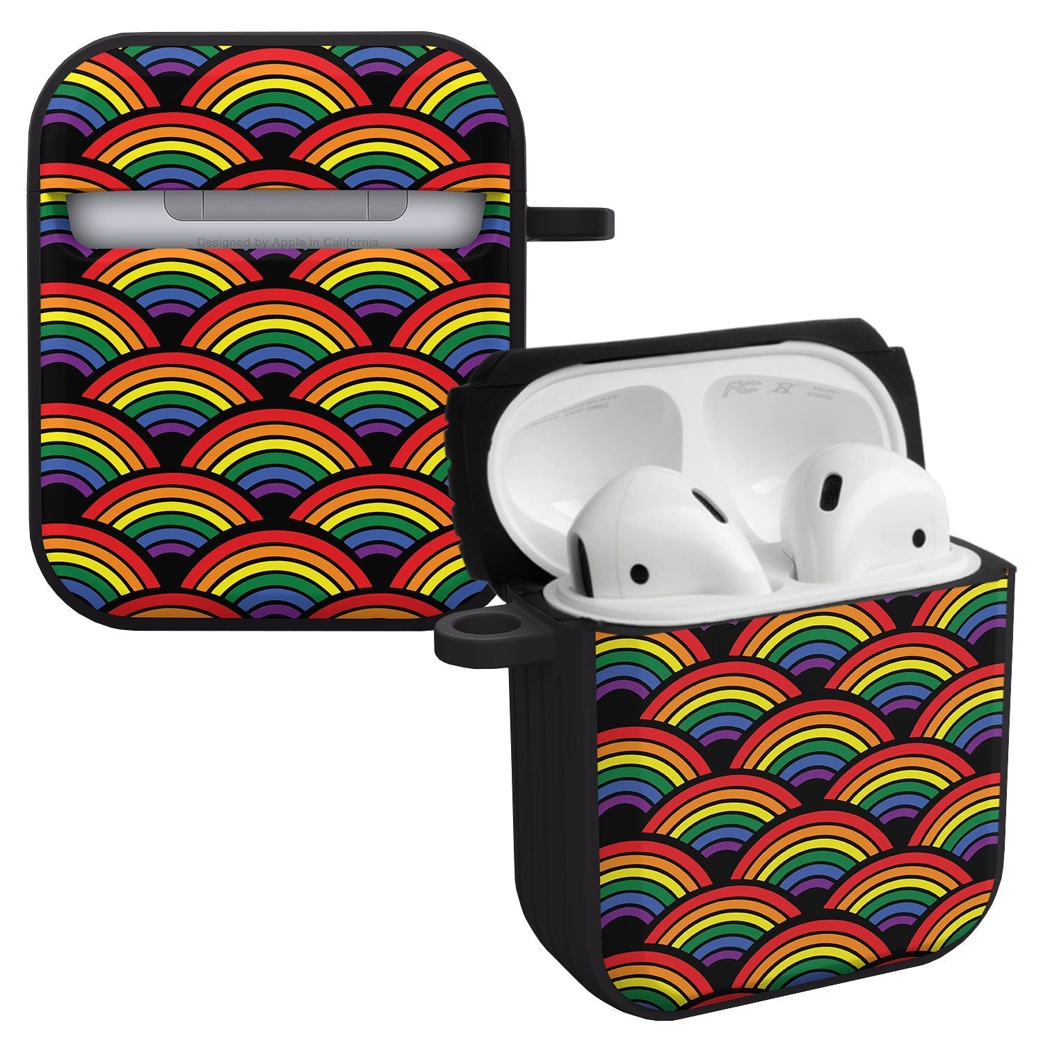 Pride HDX Case Cover Compatible with Apple AirPods Gen 1 & 2 Affinity Bands
