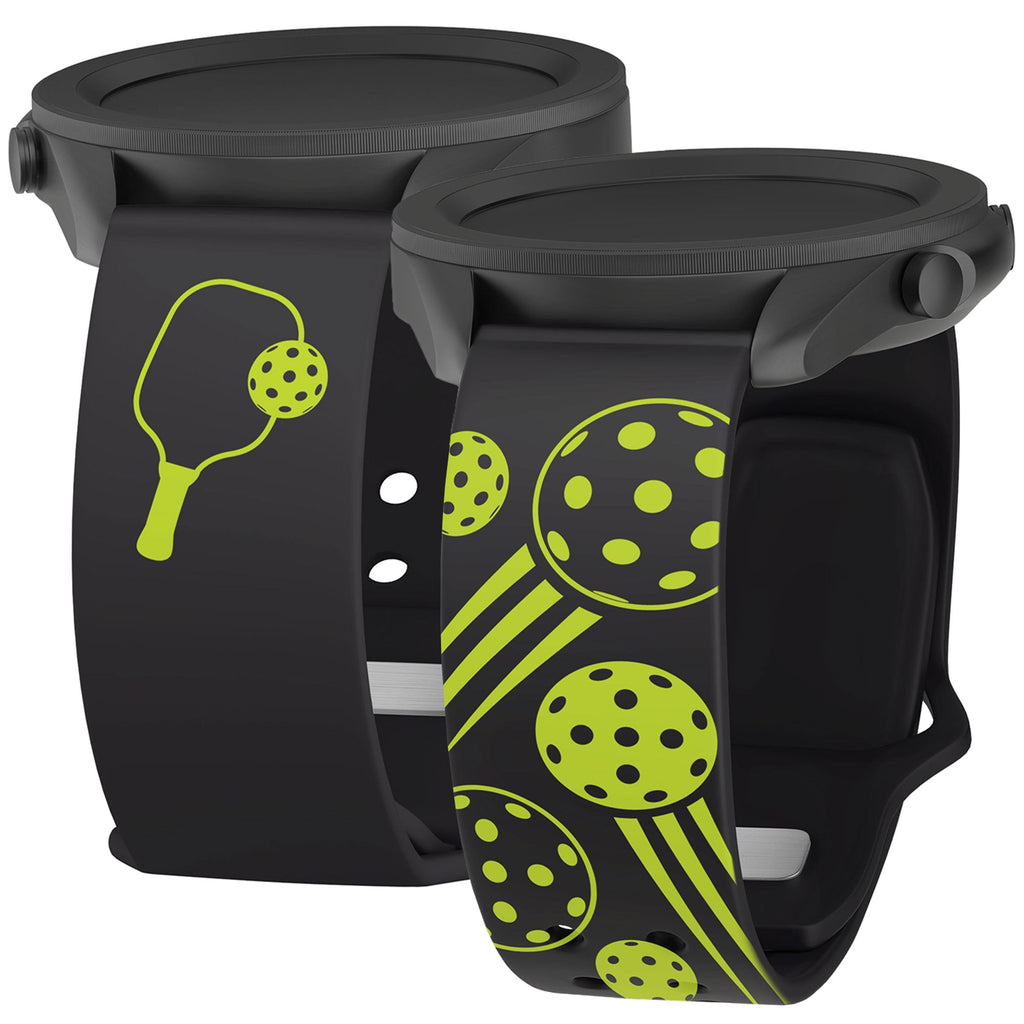 Pickleball HD  Watchband for Samsung, Garmin, Fossil, and More Affinity Bands