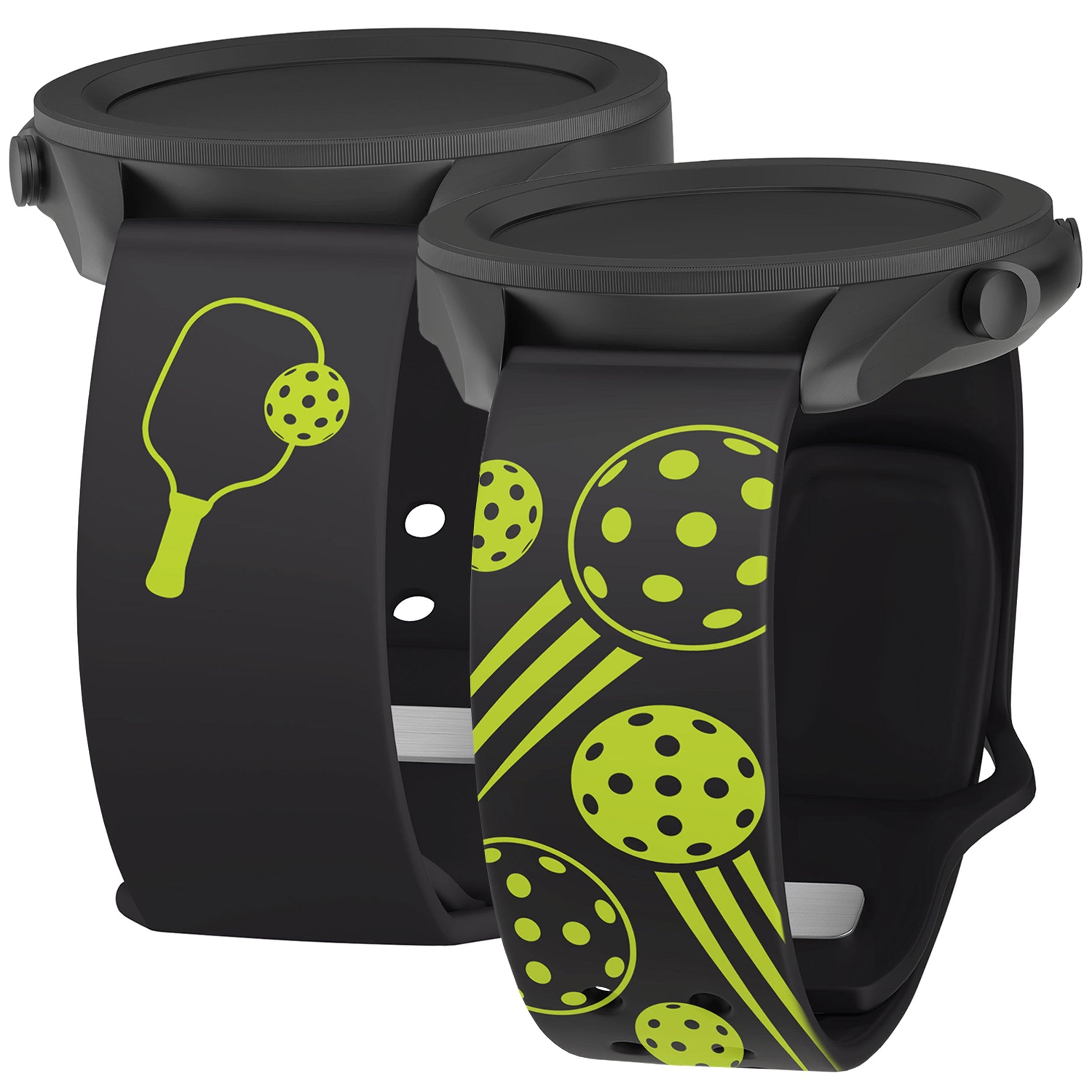 Pickleball HD  Watchband for Samsung, Garmin, Fossil, and More Affinity Bands