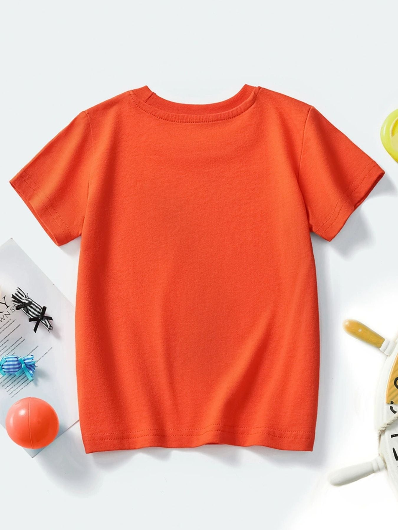 Toddler Boys and Boys Construction Vehicle Crew Neck Short Sleeve T-Shirt NicholesGifts