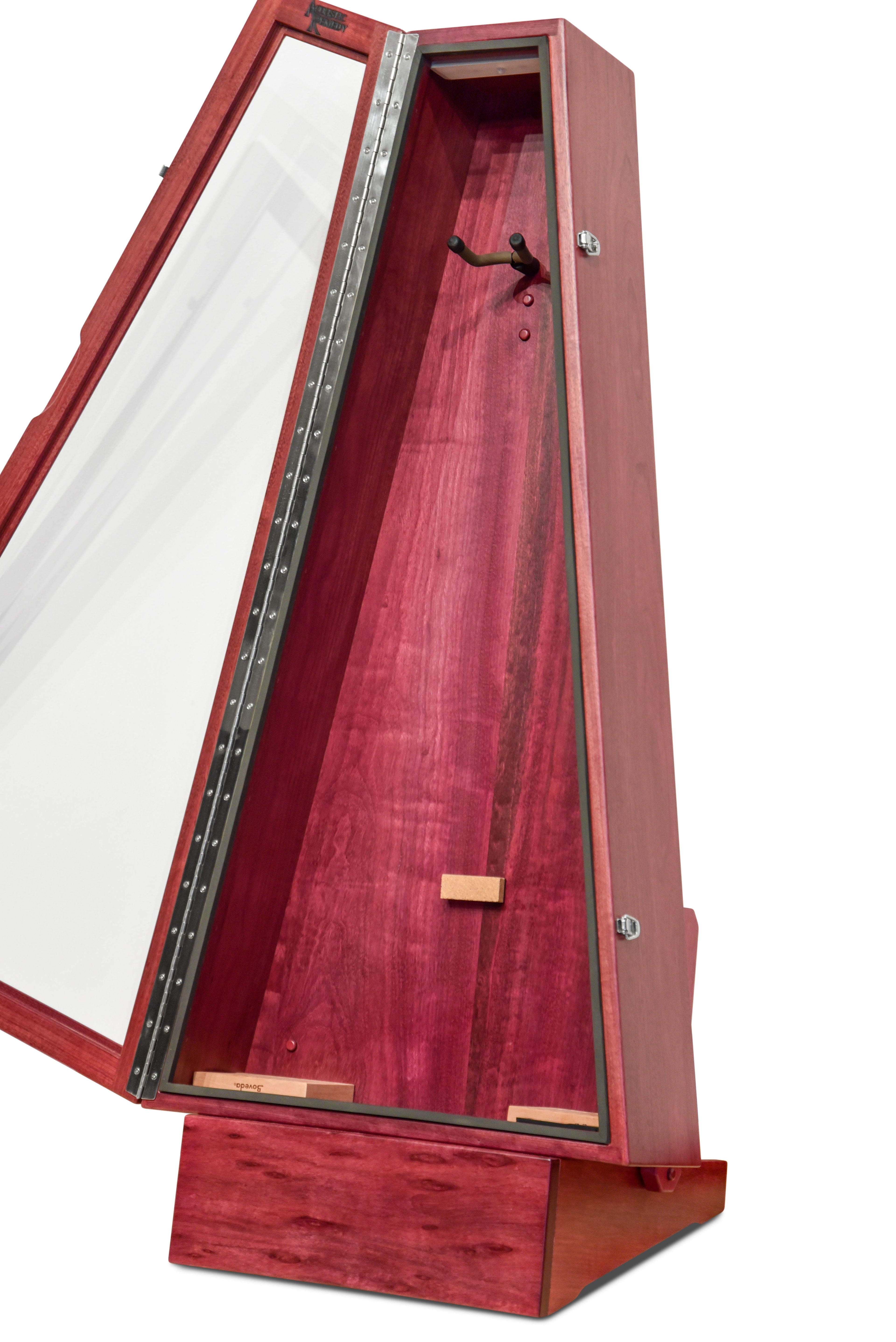 ClimaStand Triangle Humidor with Base - Purplehart Acoustic Remedy Cases