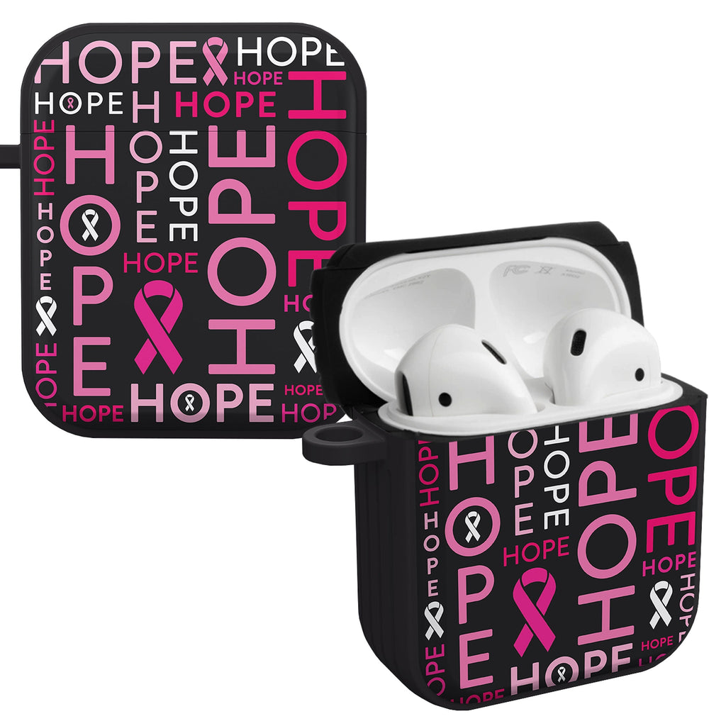 Breast Cancer Awareness HDX Apple AirPods Gen 1 & 2 Case Cover Affinity Bands
