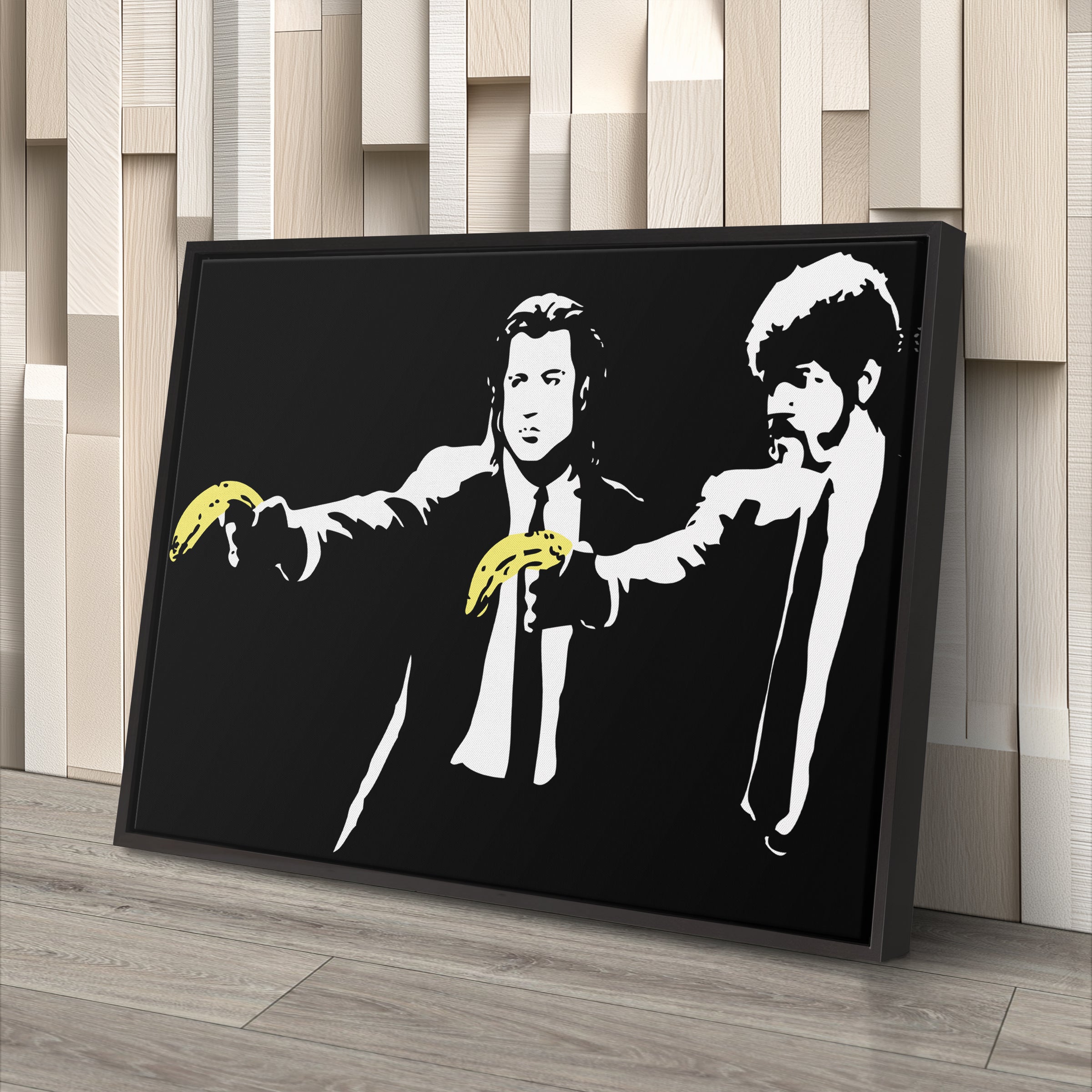 Pulp Fiction Banana Canvas – Funny Movie Wall Art CanvasBlackArt