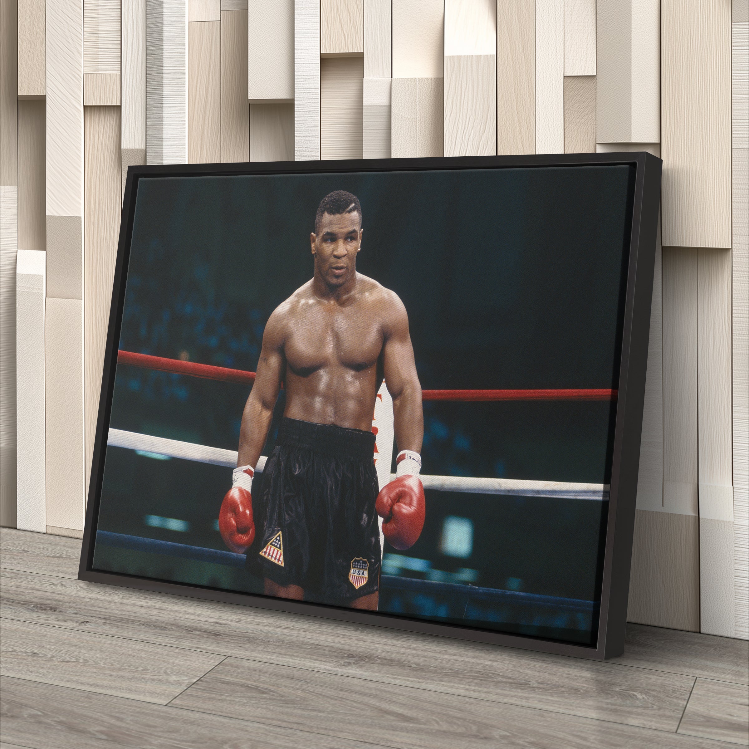 Mike Tyson Canvas – Iron Mike Boxing Wall Art Print CanvasBlackArt