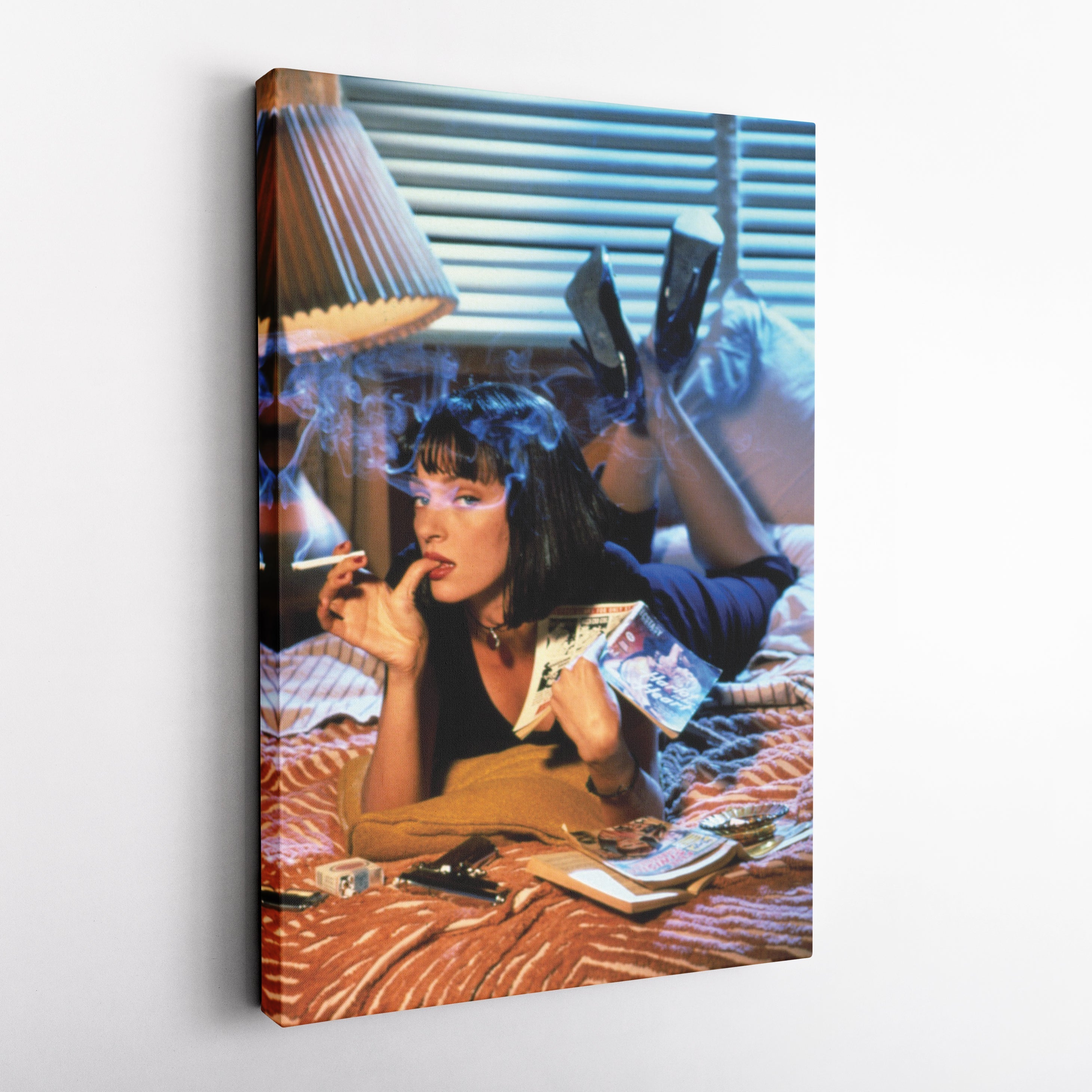 Pulp Fiction Uma Canvas – Cult Classic Wall Art Decor CanvasBlackArt