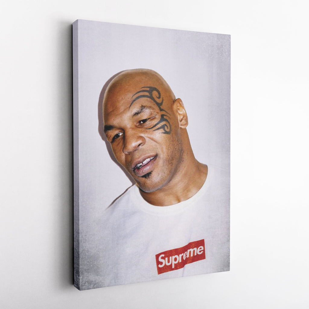 Mike Tyson Canvas – Boxing Champion Wall Art for Home Decor CanvasBlackArt