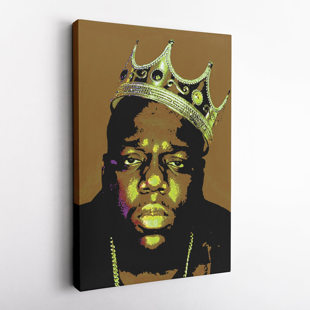 Notorious B.I.G Canvas – Rap Icon Wall Art for Home Decor CanvasBlackArt