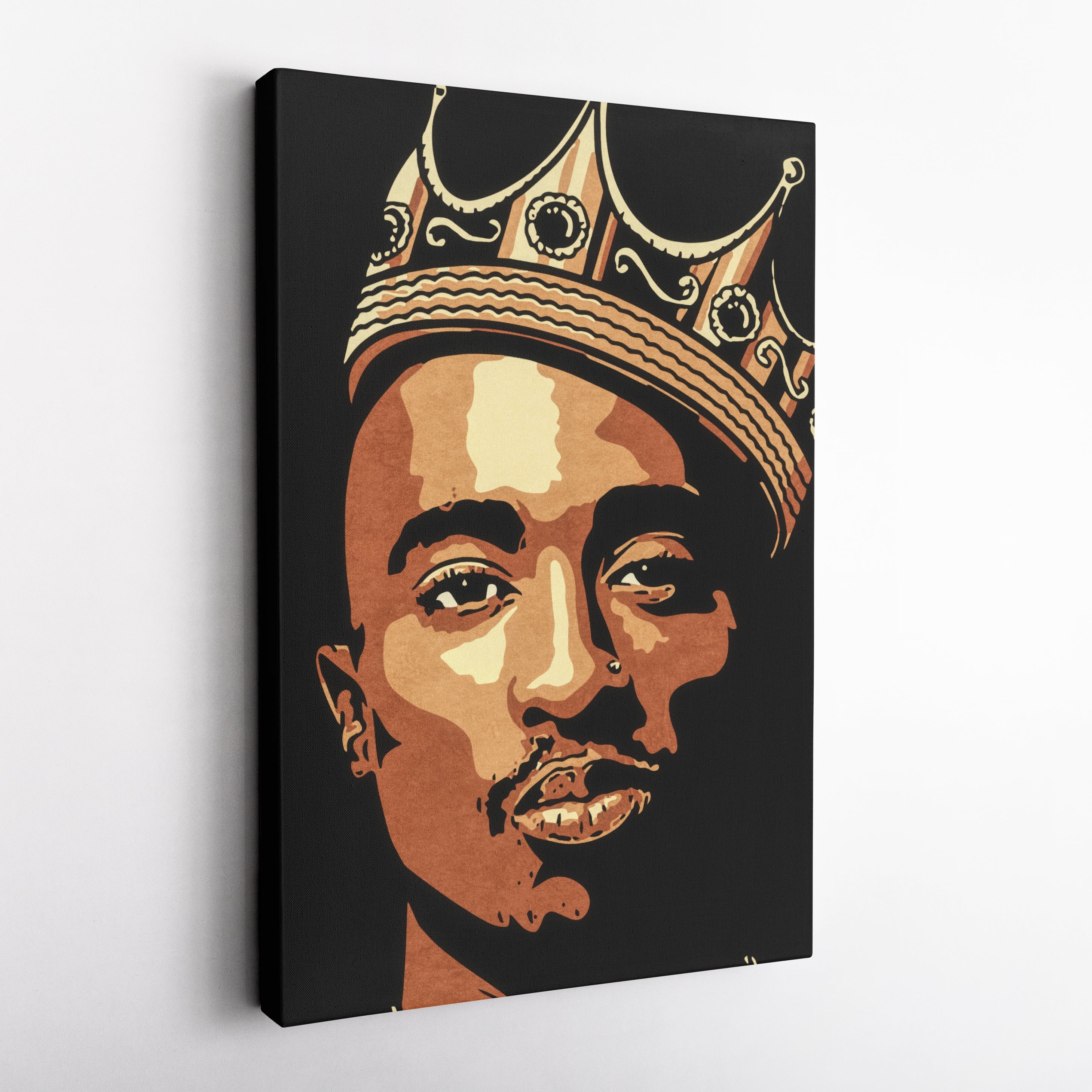 Tupac Canvas – Iconic Rap Wall Art for Music Lovers CanvasBlackArt