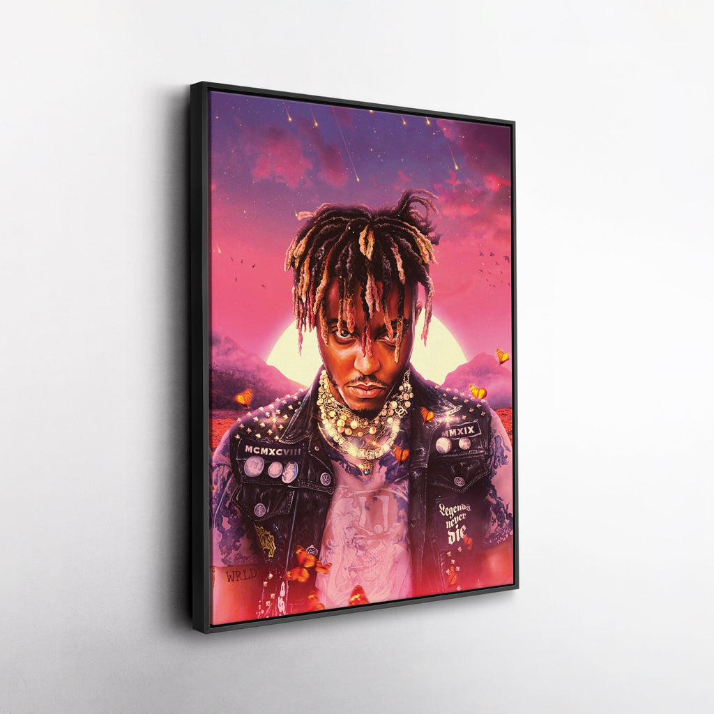 Juice WRLD Canvas – Rap Icon Wall Art for Home Decor CanvasBlackArt