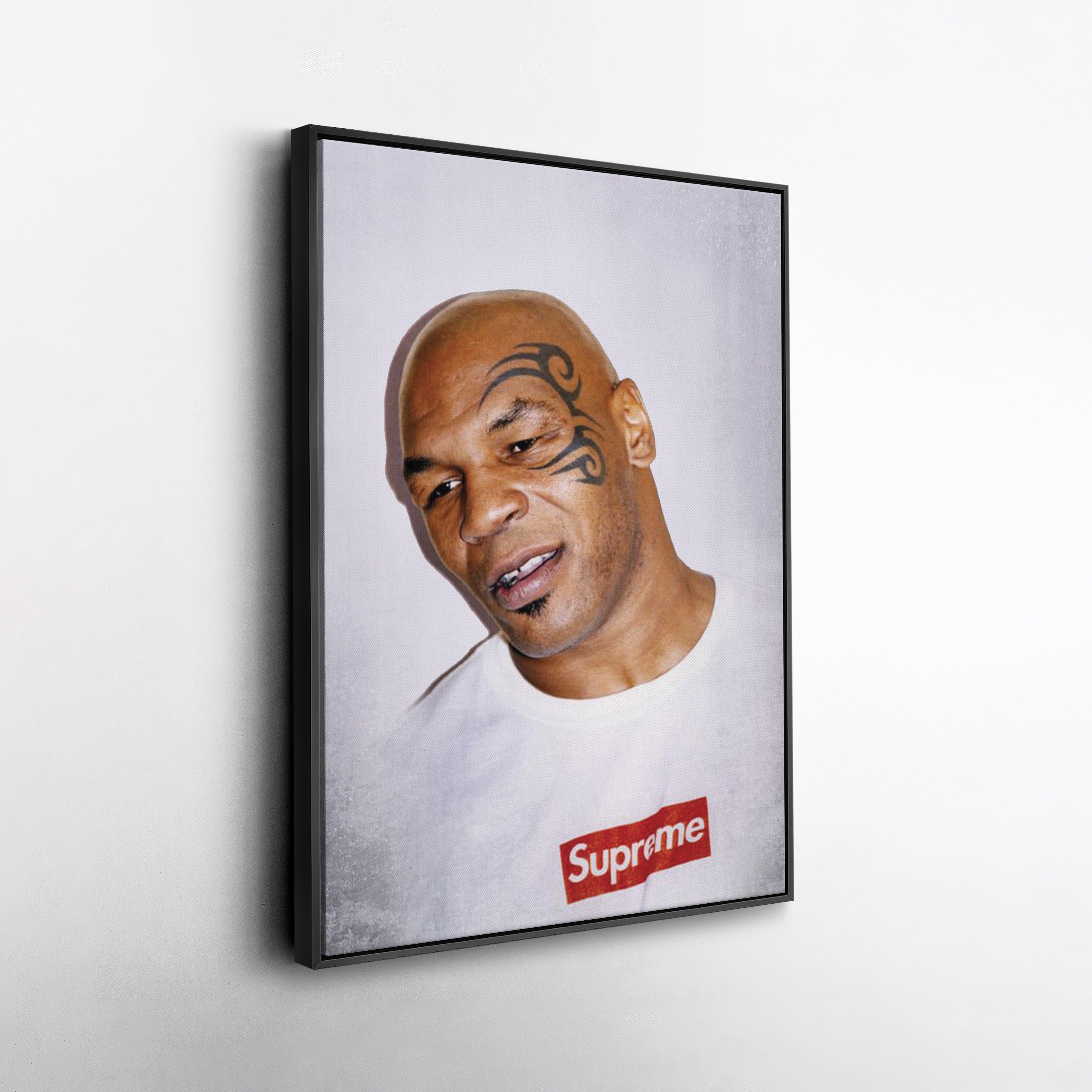 Mike Tyson Canvas – Boxing Champion Wall Art for Home Decor CanvasBlackArt
