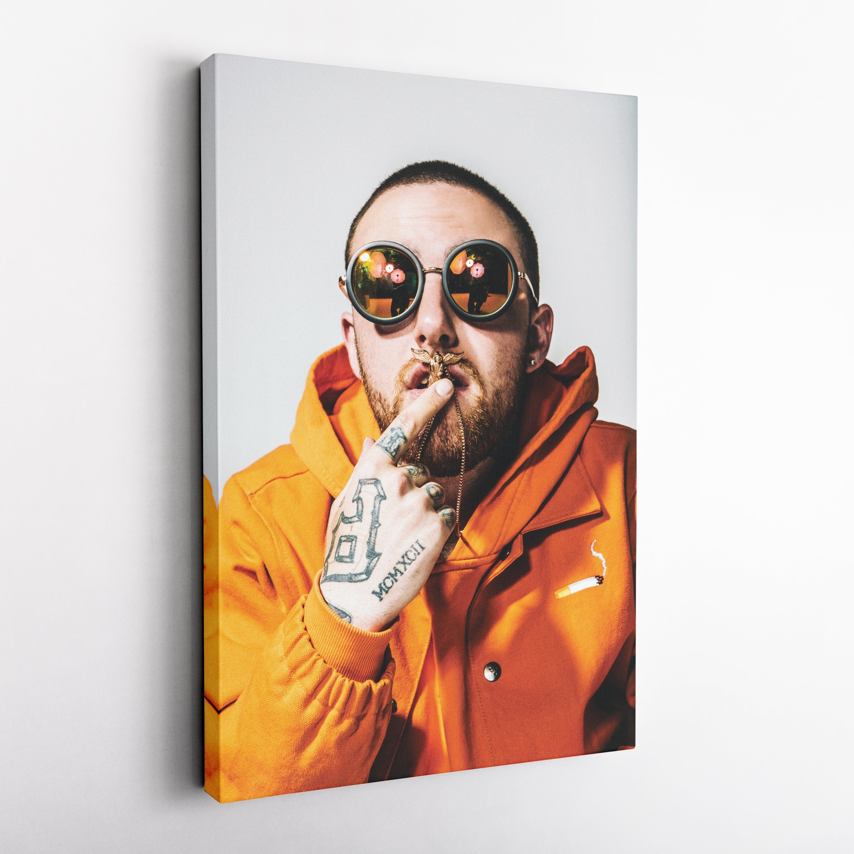 Mac Miller Canvas – Rap Icon Wall Art for Studio Decor CanvasBlackArt