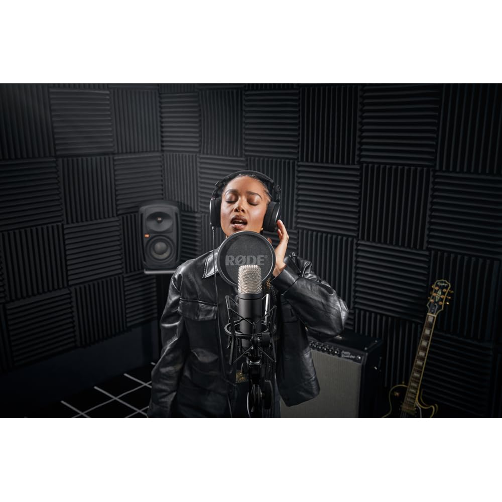 RØDE NT1 Signature Series Condenser Microphone with SM6 Shockmount and Pop Filter - Black MindFreakArtistry