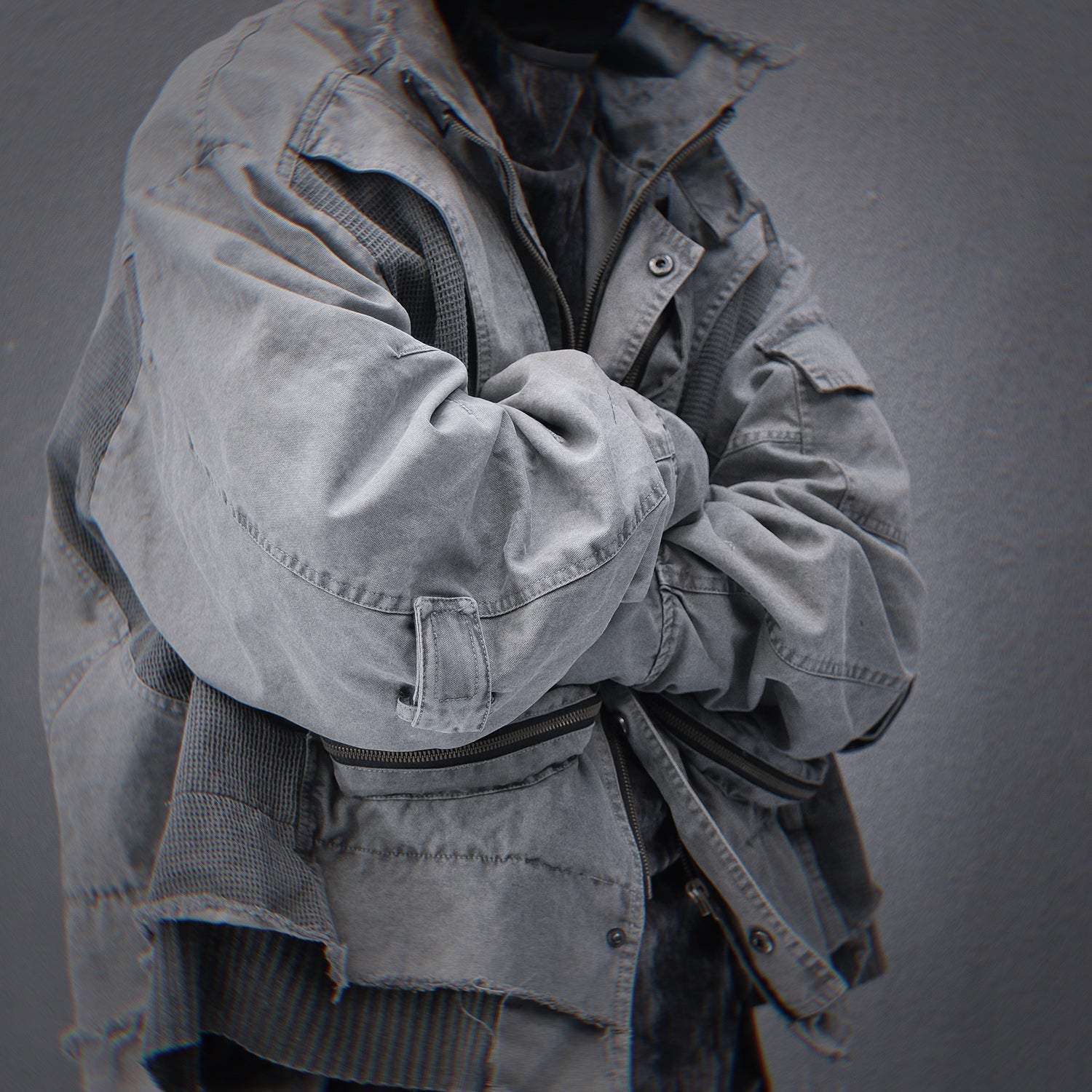 HiJ41 Grey Cyber IX Jacket Niepce