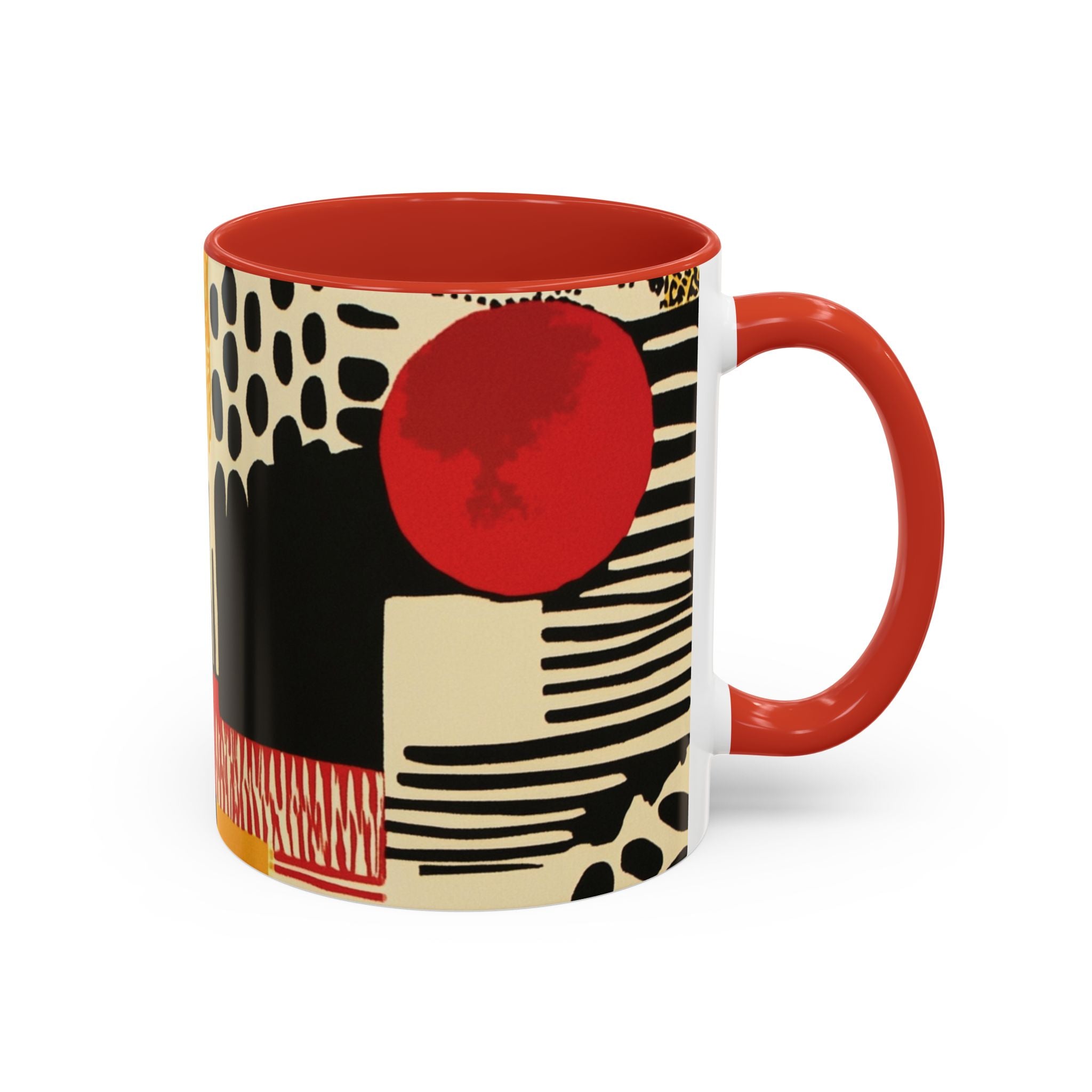 Modernist Textile Pattern Mug - 11oz Black Magic Social Club