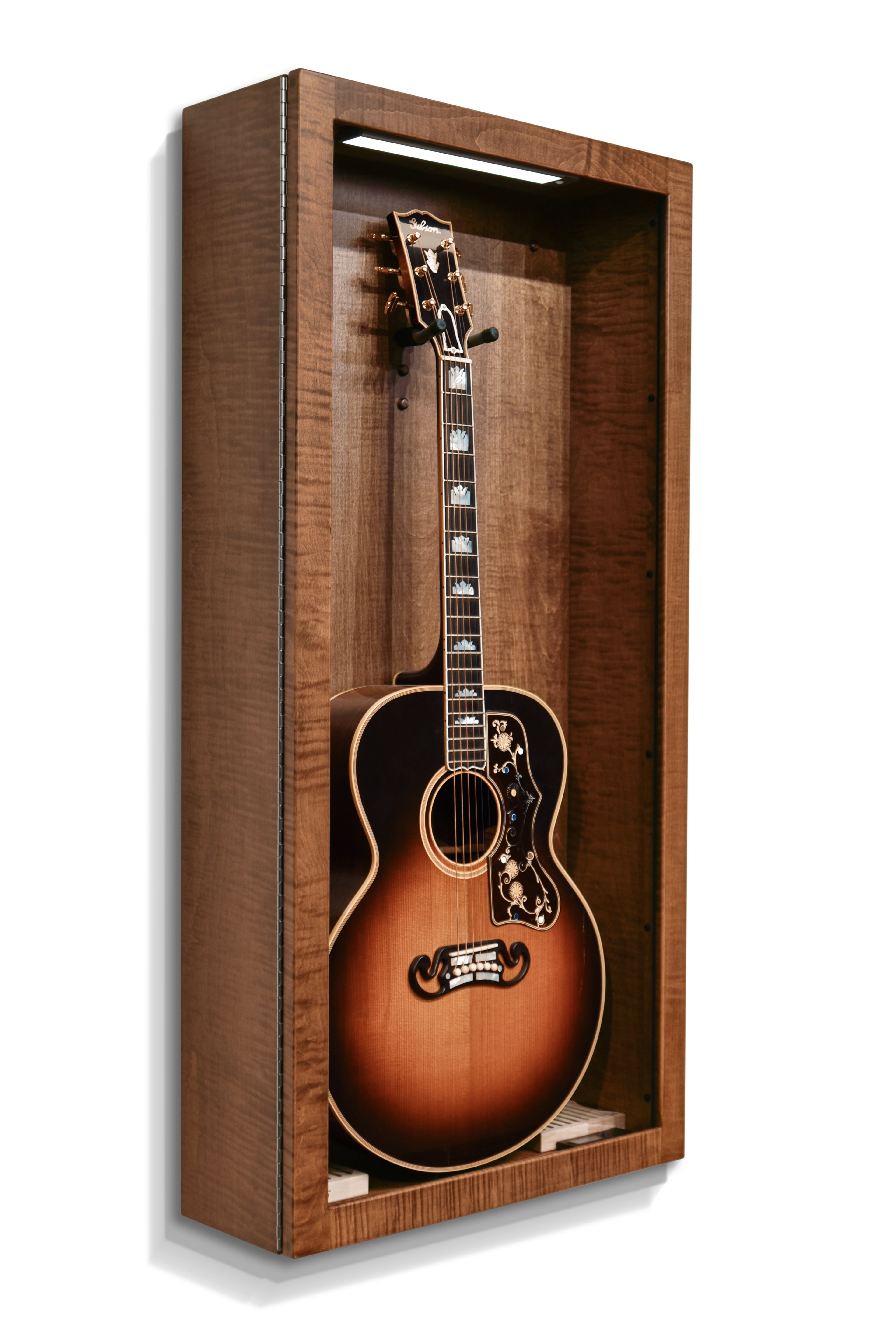 ClimaCase Rectangle Humidor - Flamed Maple with Boston Stain Acoustic Remedy Cases
