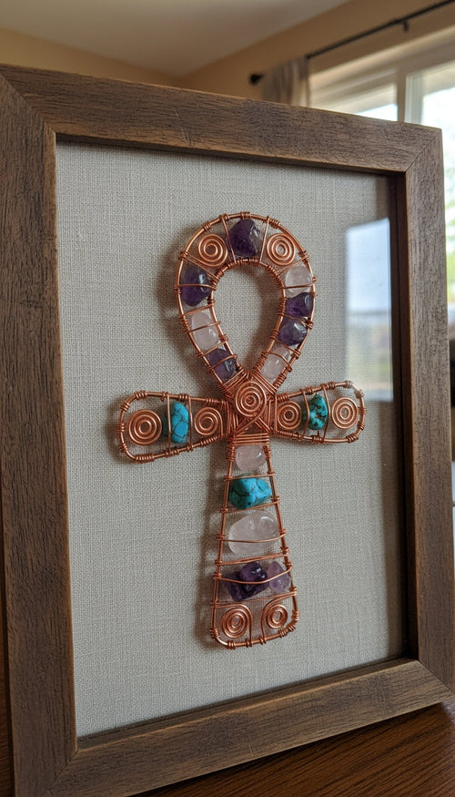 Unique Crystal and Copper Pictures / Wall Home Decor The Vibez Shop