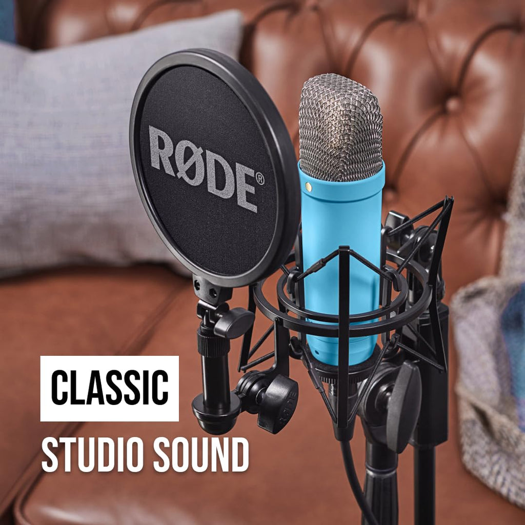 RØDE NT1 Signature Series Condenser Microphone with SM6 Shockmount and Pop Filter - Black MindFreakArtistry