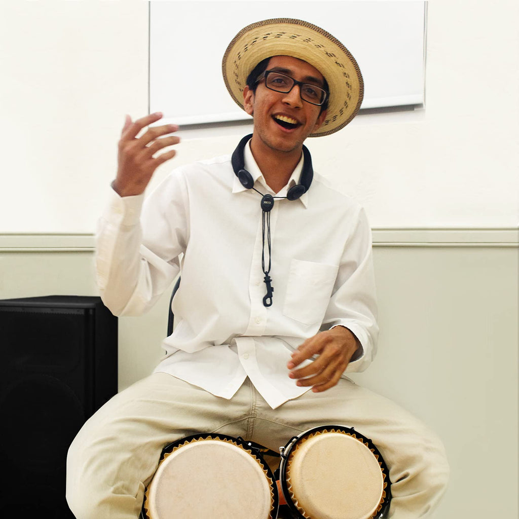 MUSICUBE Bongo Drum Set, 6” and 7” Percussion Instrument, Wooden and Metal Drum for Adult Kids Beginners Professionals with Tuning Wrench MindFreakArtistry