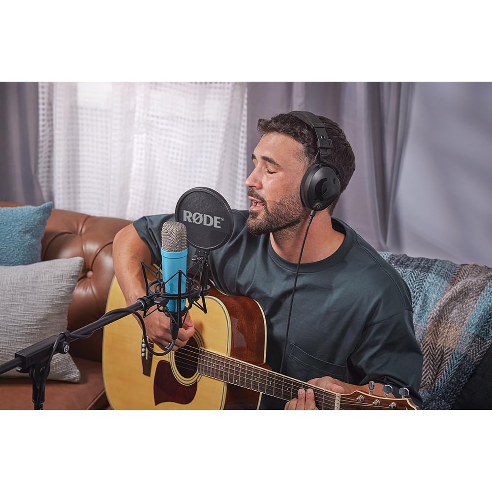 RØDE NT1 Signature Series Condenser Microphone with SM6 Shockmount and Pop Filter - Black MindFreakArtistry