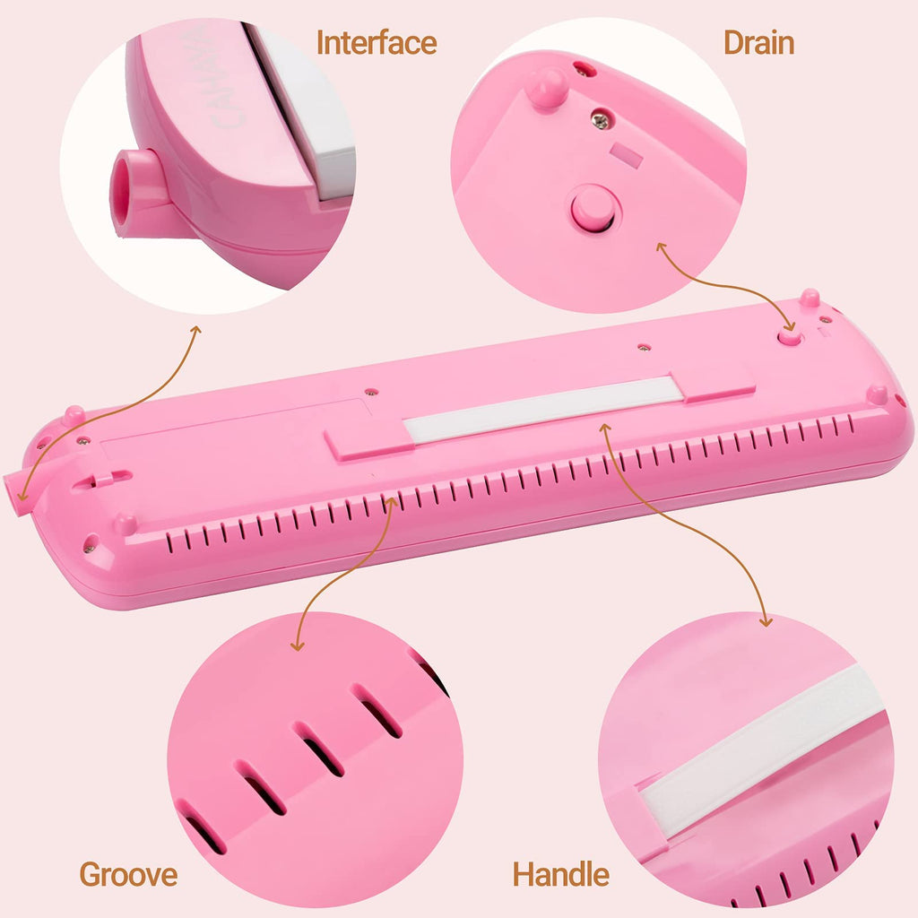 CAHAYA Melodica 32 Keys Double Tubes Mouthpiece Air Piano Keyboard Musical Instrument with Carrying Bag 32 Keys, Black, CY0050-1 MindFreakArtistry