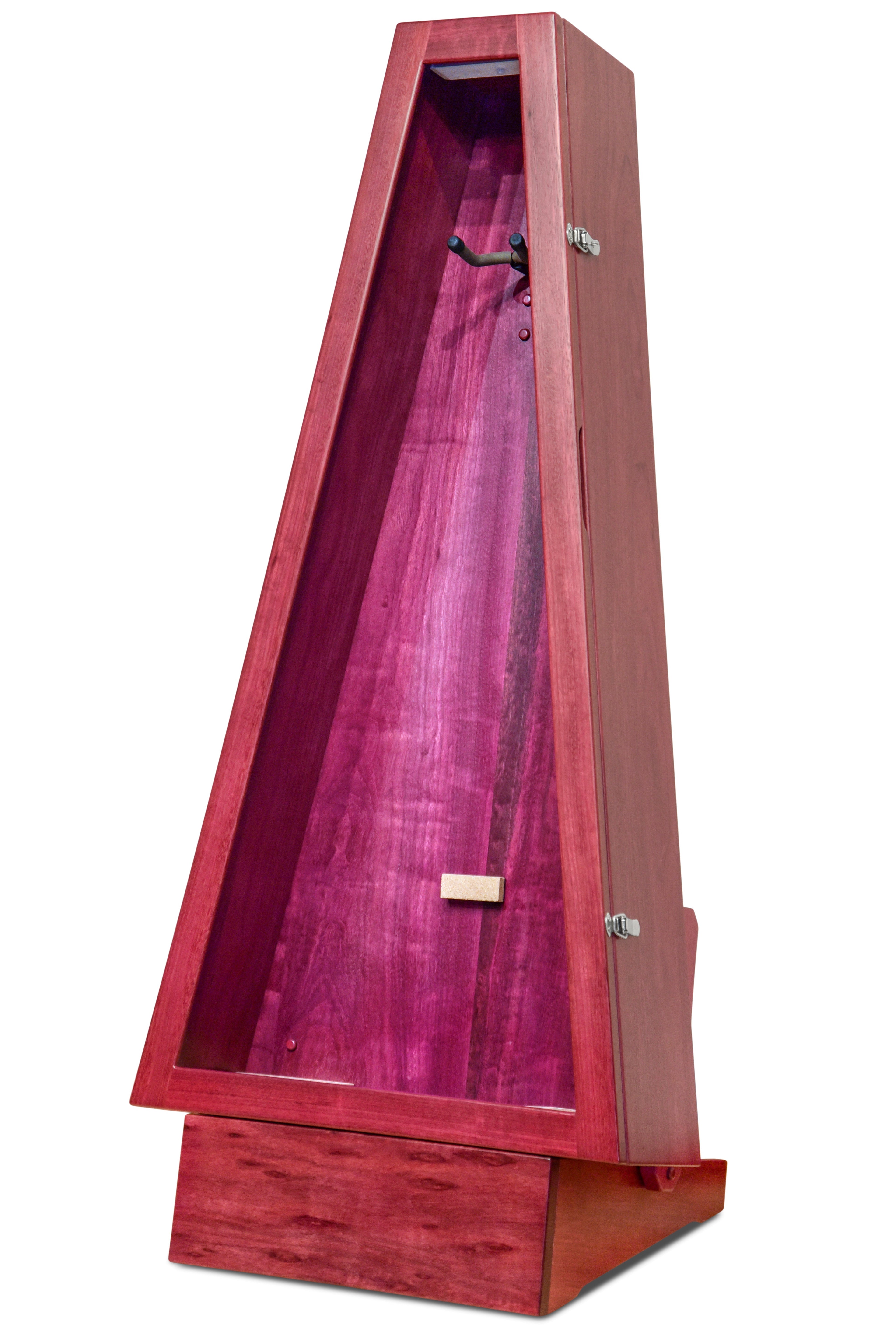 ClimaStand Triangle Humidor with Base - Purplehart Acoustic Remedy Cases
