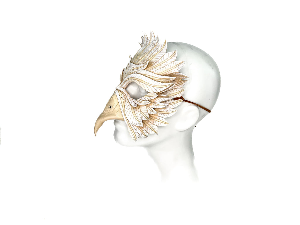 Dove Handmade Genuine Leather Mask Rockwell Masks
