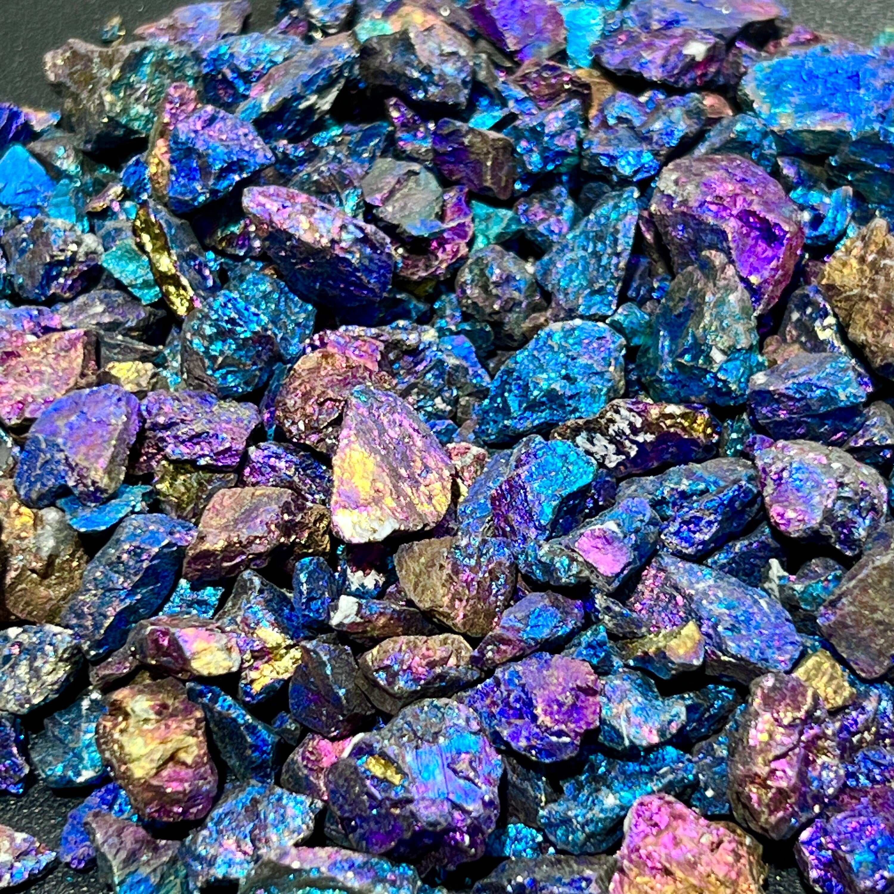 Chalcopyrite Peacock Ore Rough (1 Kilo)( 2.2 LBs) Bulk Wholesale Lot Raw Gemstones Amazing Crystals