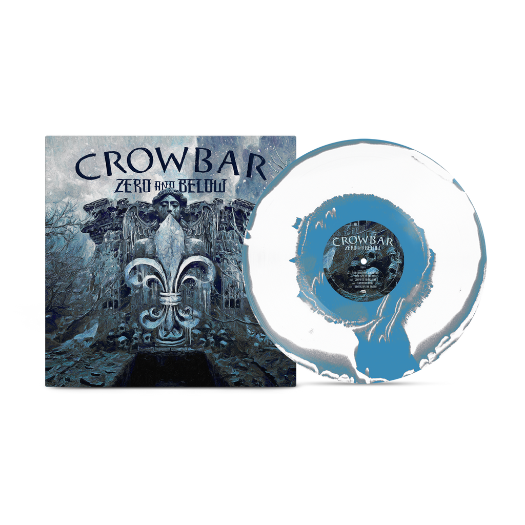 Crowbar  - Zero And Below Aside Bside Sky Blue, Grey & White Vinyl MNRK Heavy