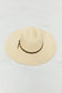 Fame Boho Summer Straw Fedora Hat