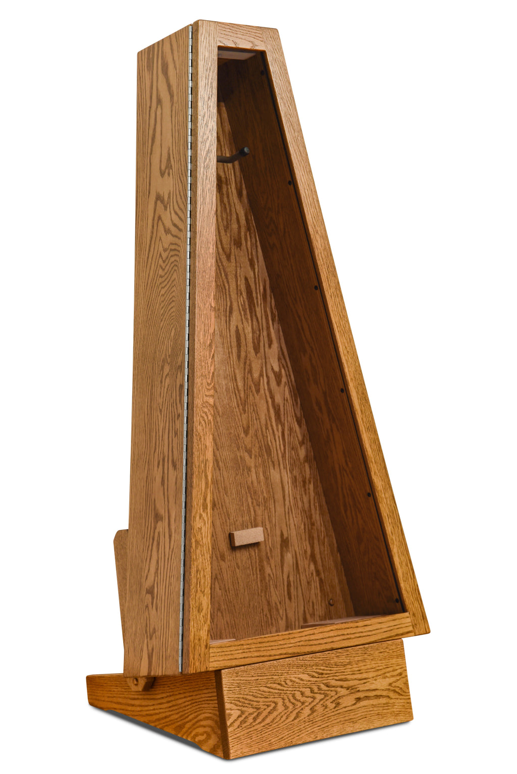 ClimaStand Triangle Humidor with Base - Red Oak with Golden Oak Stain Acoustic Remedy Cases
