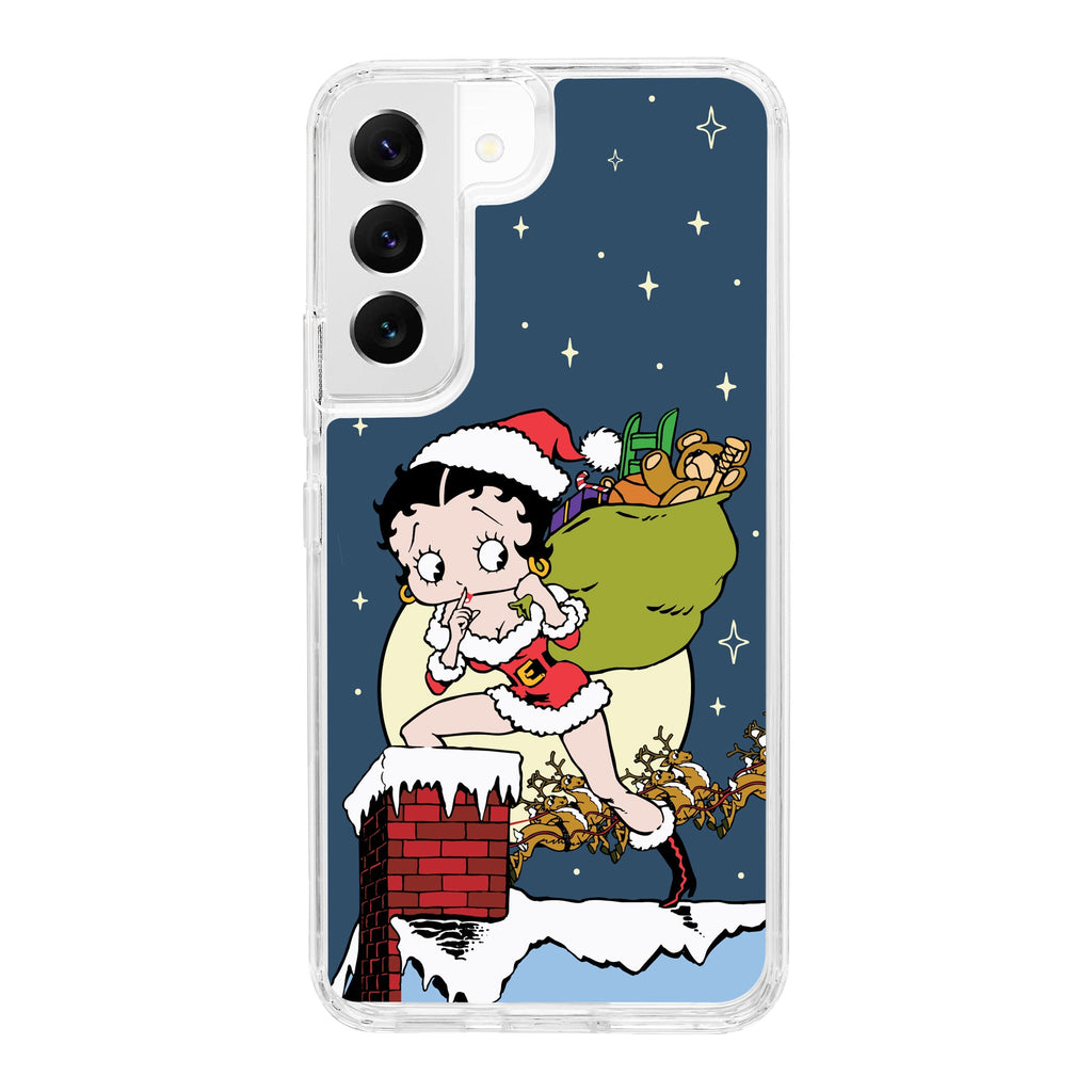 Betty Boop Christmas HD Samsung Galaxy S24 Phone Case Affinity Bands