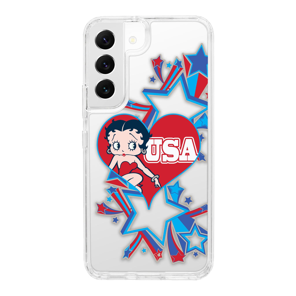 Betty Boop Red White & Boop HD Samsung Galaxy S24 Phone Case Affinity Bands