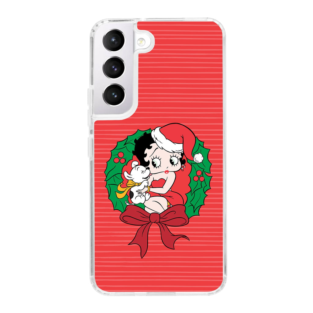 Betty Boop Happy Holidays HD Samsung Galaxy S24 Phone Case Affinity Bands