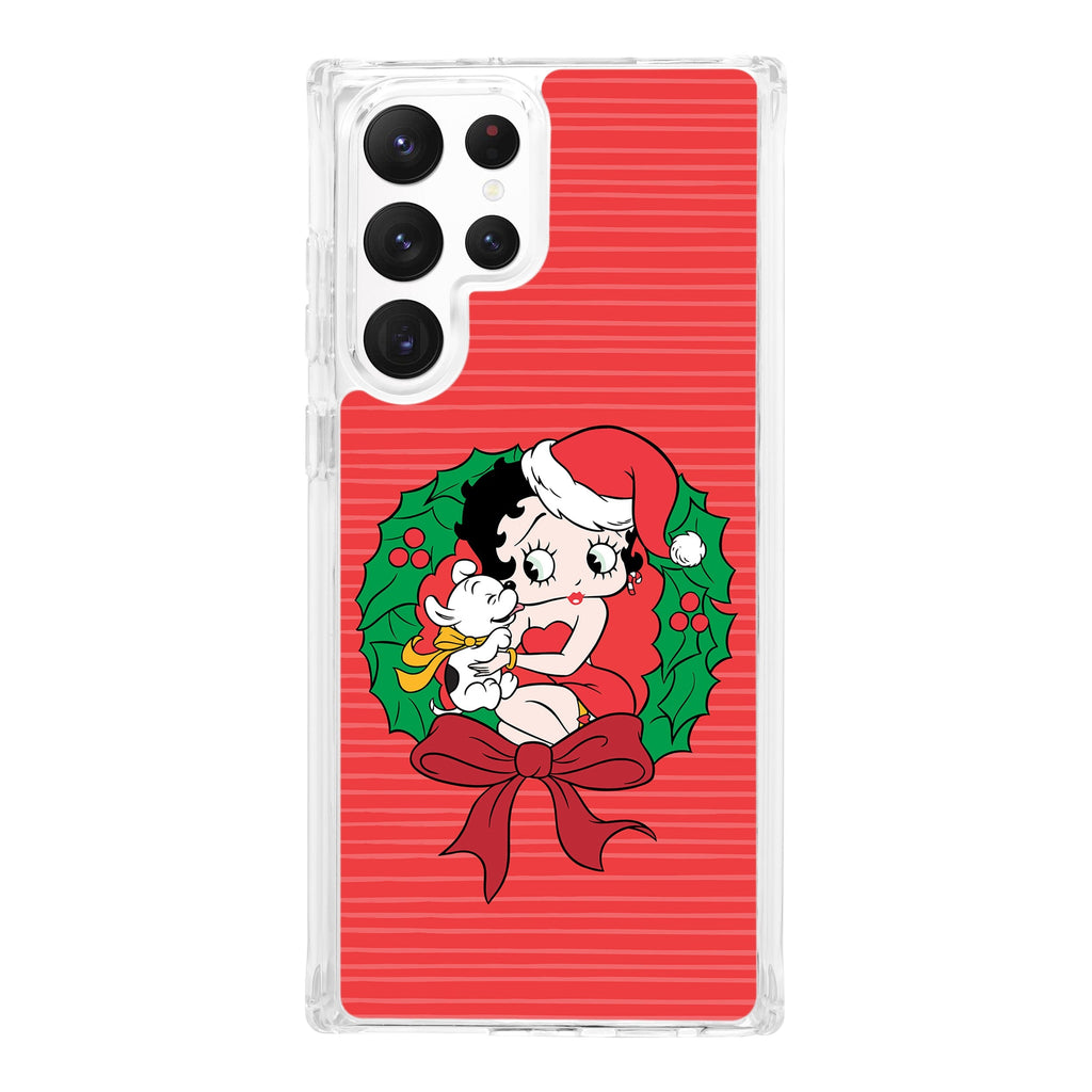 Betty Boop Happy Holidays HD Samsung Galaxy S24 Phone Case Affinity Bands
