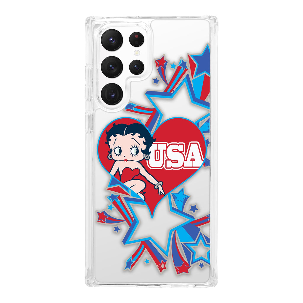 Betty Boop Red White & Boop HD Samsung Galaxy S24 Phone Case Affinity Bands