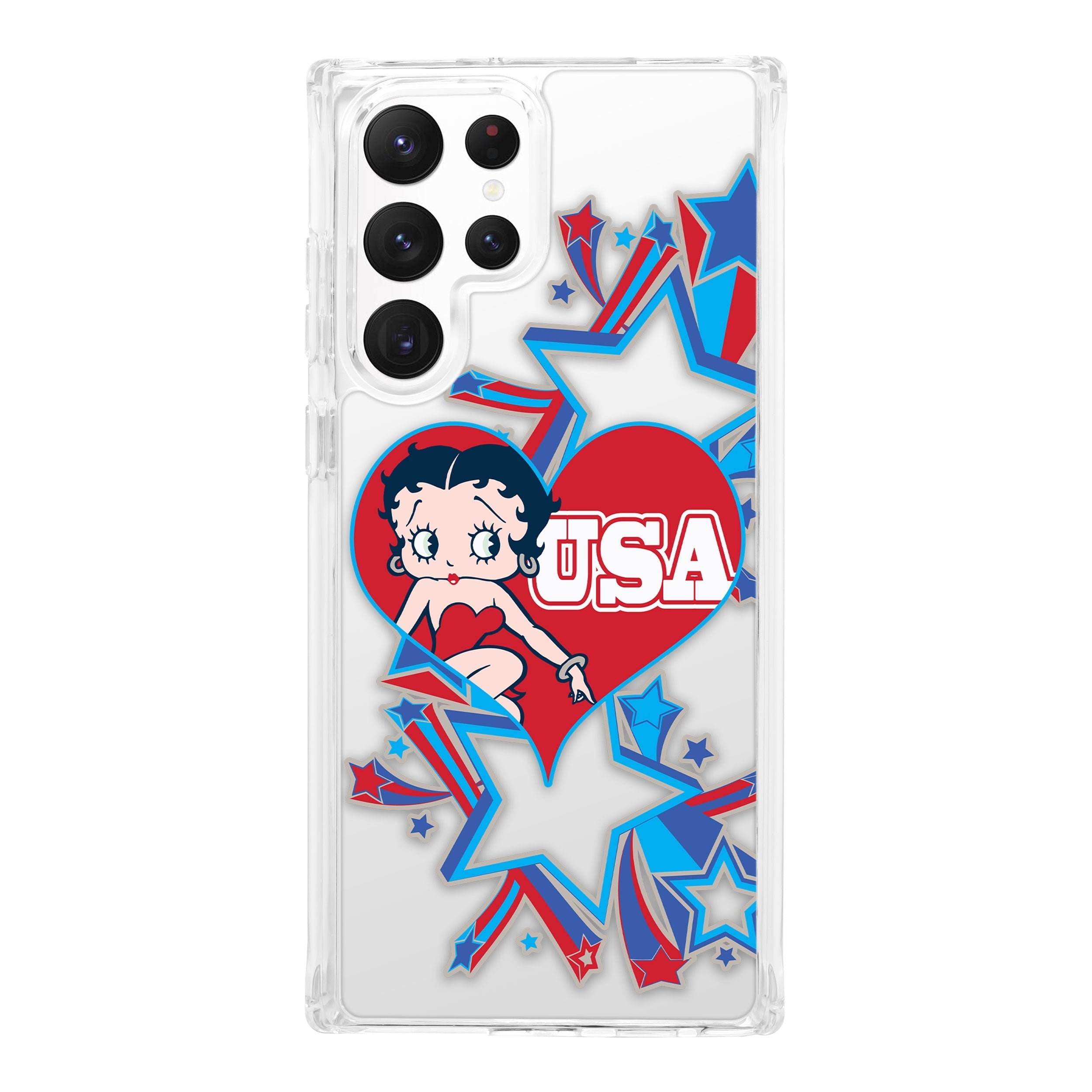 Betty Boop Red White & Boop HD Samsung Galaxy S24 Phone Case Affinity Bands