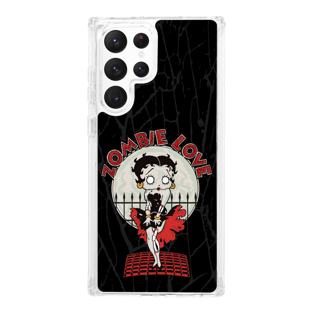 Betty Boop Zombie Love HD Samsung Galaxy S24 Phone Case Affinity Bands