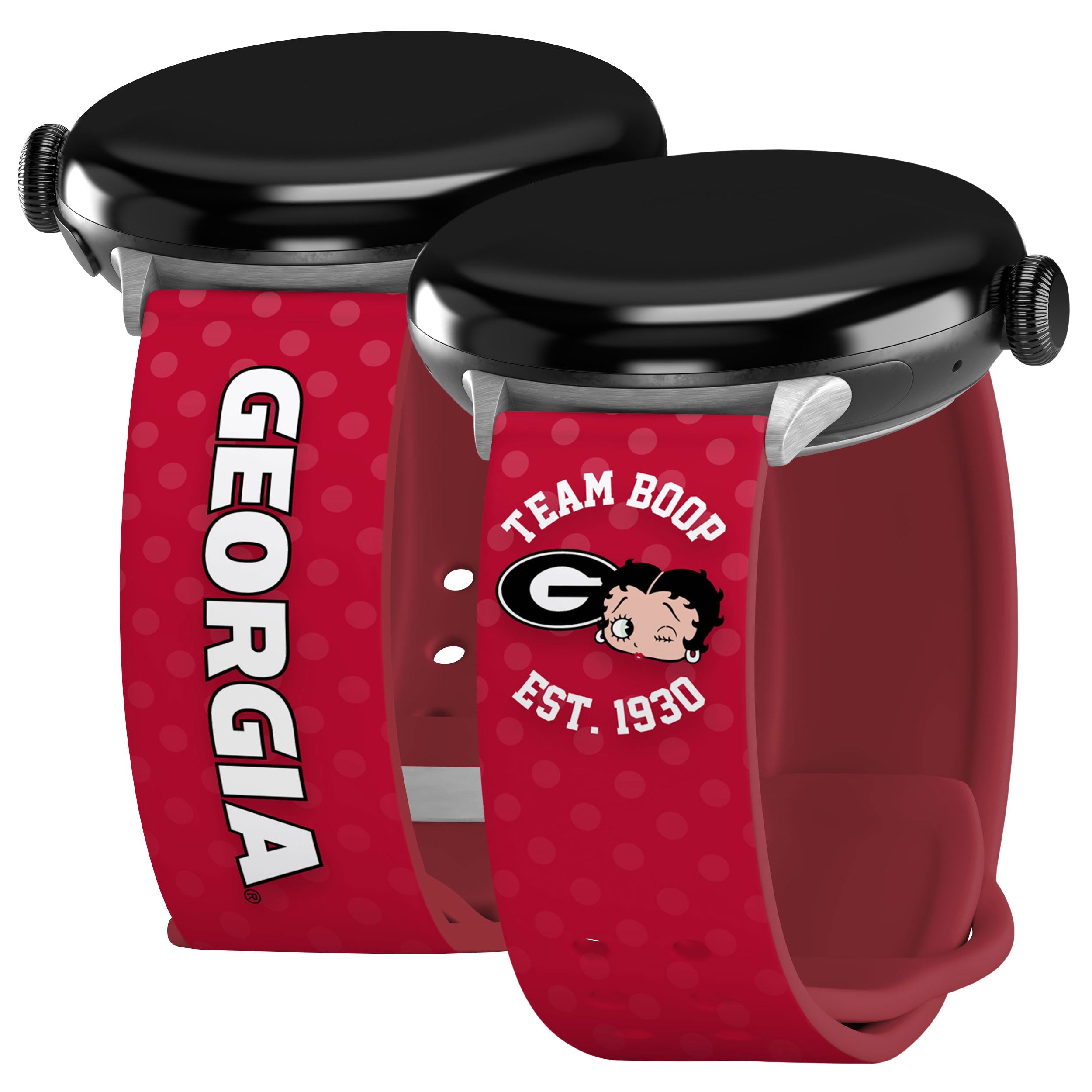 Georgia Bulldogs X Betty Boop HD Google Pixel Watch Band Affinity Bands