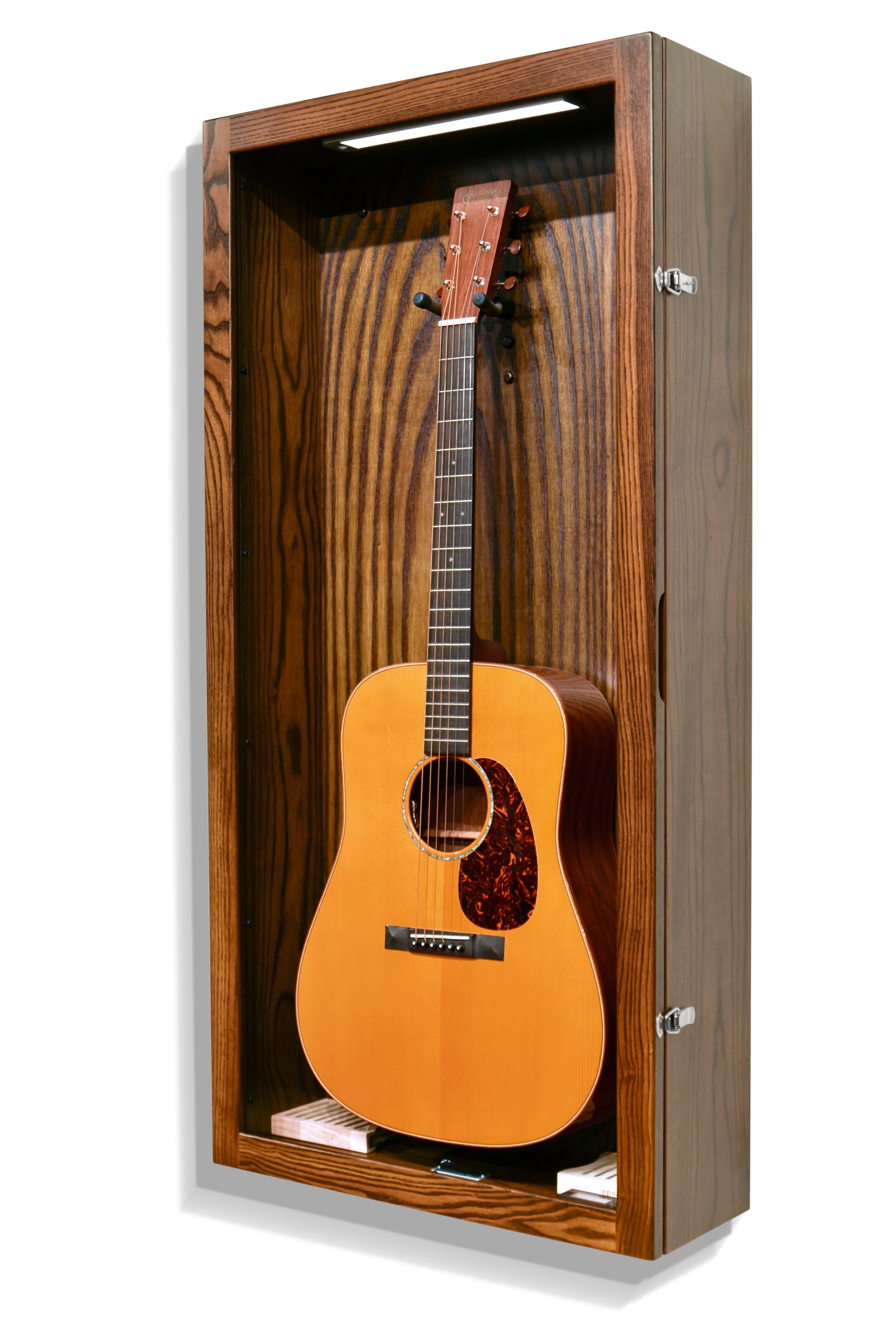 ClimaCase Rectangle Humidor - Northern White Ash with Rich Tobacco Stain Acoustic Remedy Cases